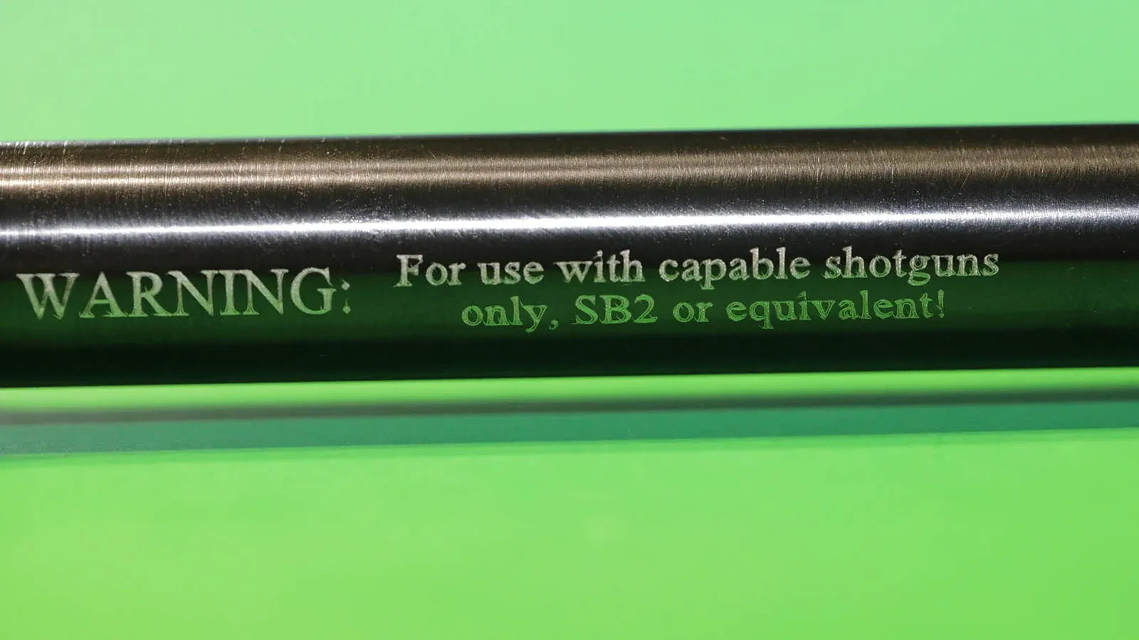 12GA to 357 Sig Shotgun Adapter - Chamber Reducer 18