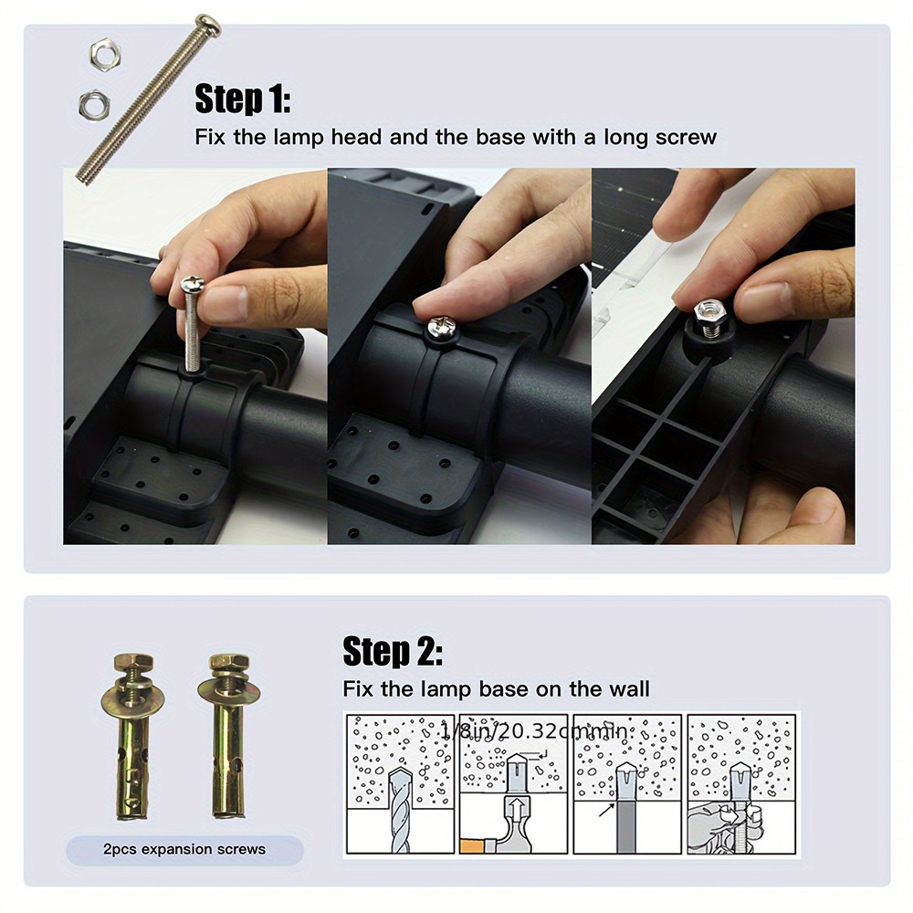 20000000LM Commercial LED Solar Street Light Outdoor Dusk to Dawn Road Area Lamp