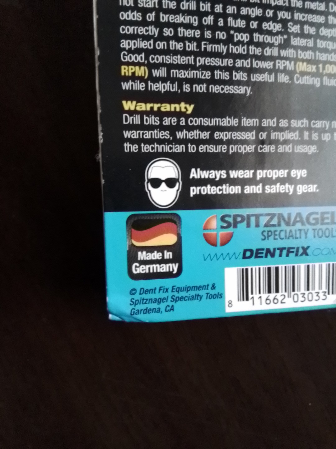 Dent Fix DF-1690 Boron Steel Spot Weld Drill Bit For Uhss, Ahss And Boron Steels