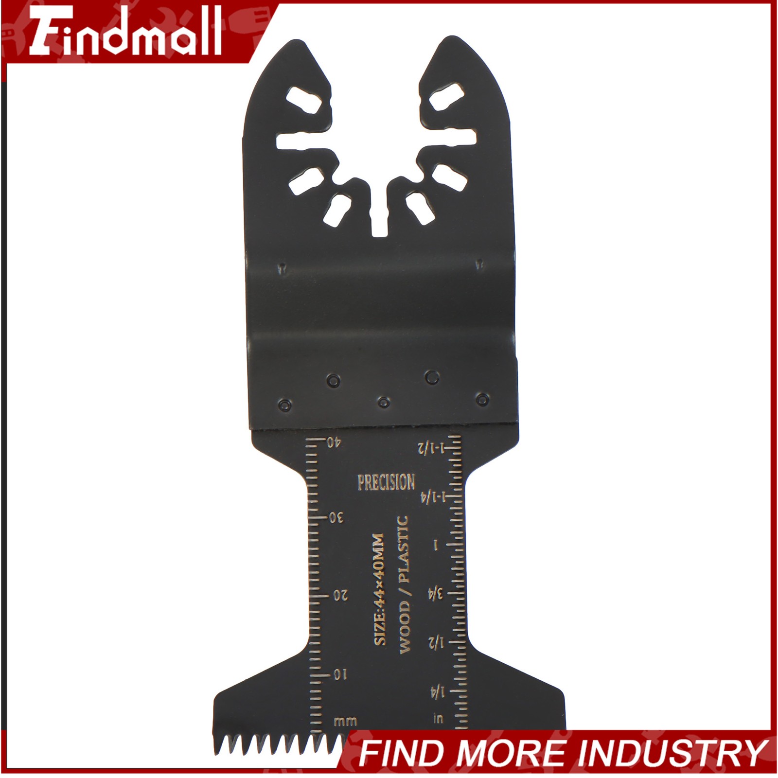 Findmall 110 PCS 6 Types Oscillating Saw Blades Multi Tool Blades for Soft Metal