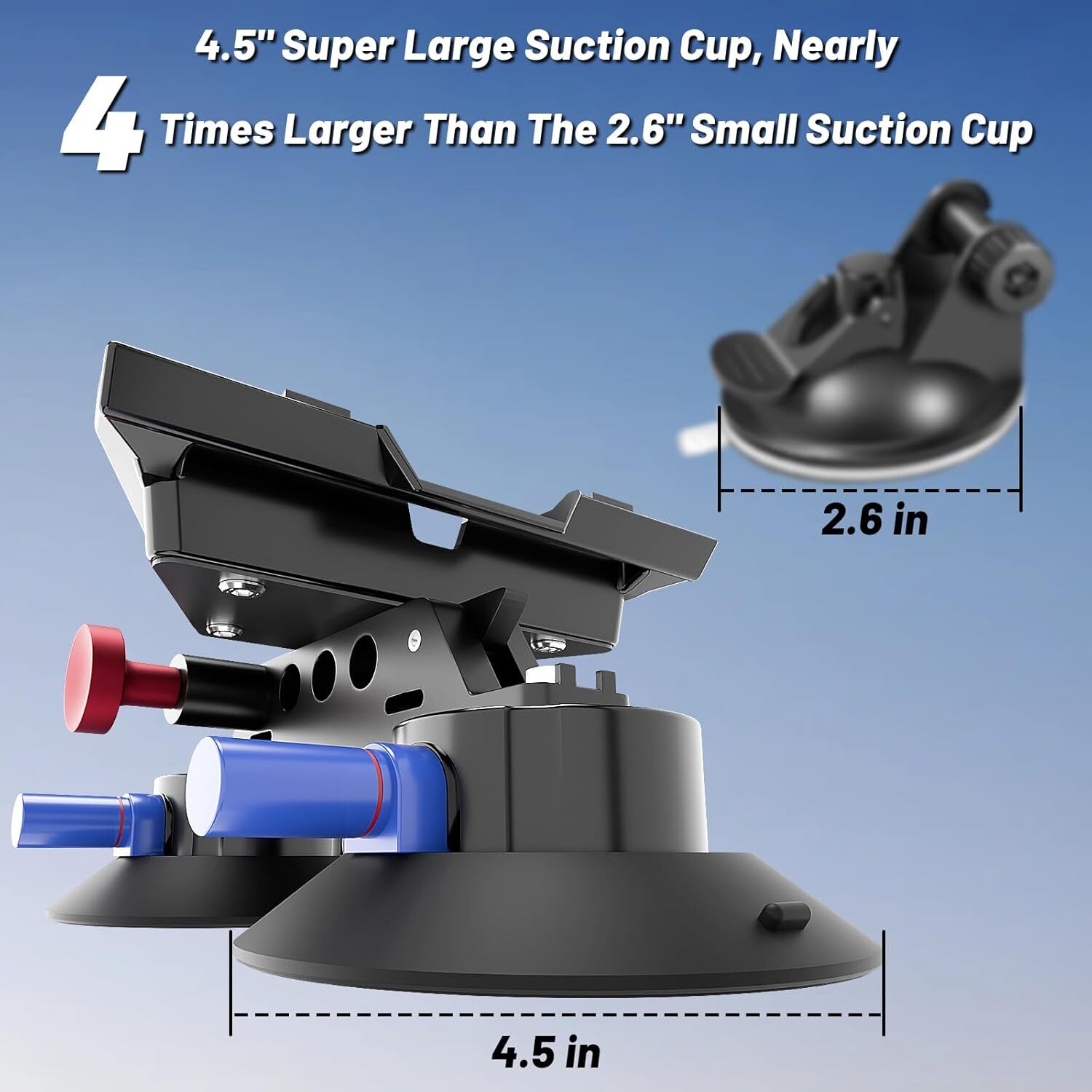 Starlink Mini Mount, Lymorexan Starlink Mini Roof Mount with 4.5" Suction Cup