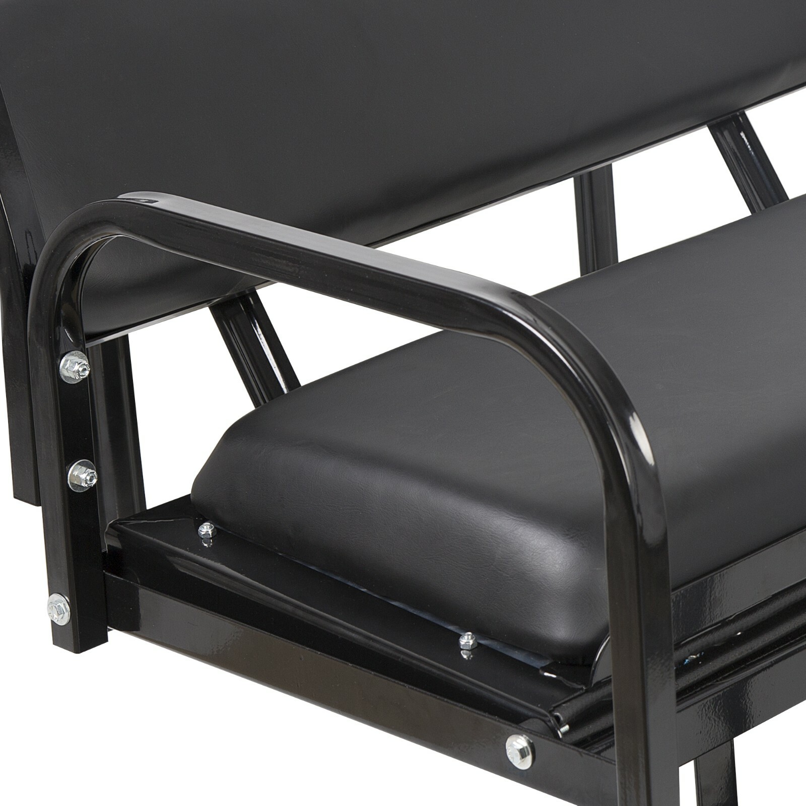 For 1982-2000.5 Club Car DS Golf Cart Flip Folding Rear Back Seat Kit+Grab Bar