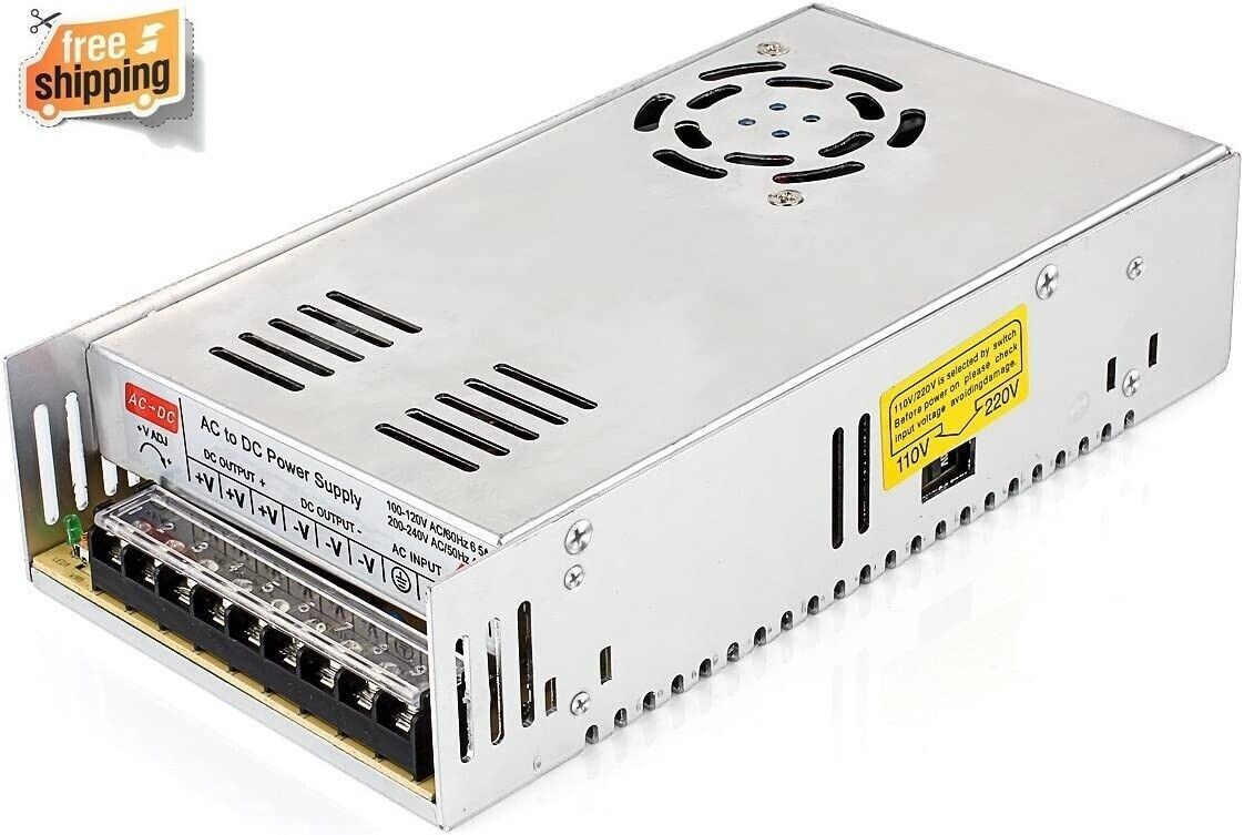Fuente de alimentación conmutada de 12 V, 30 A, 110-240 voltios de CA a CC 360 W