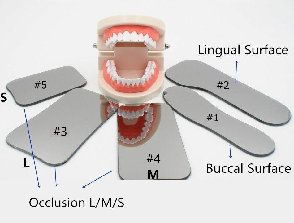 Dental Orthodontic Photo Mirrors Glass Intra Oral Mouth Mirror Reflector Normal