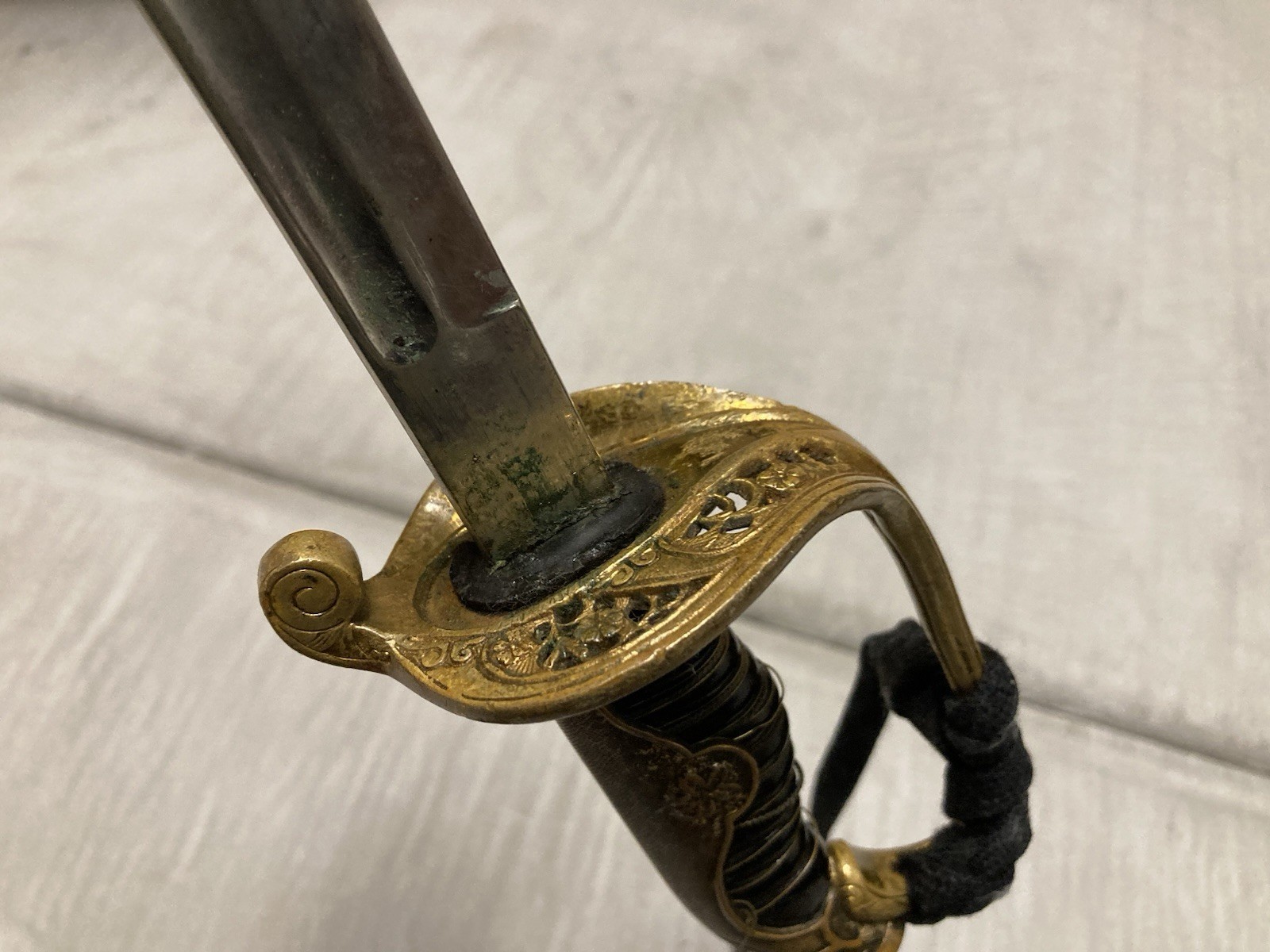 Original WW2 Japanese Army Parade Sword With Tassel Rope Scabbard WWII Military