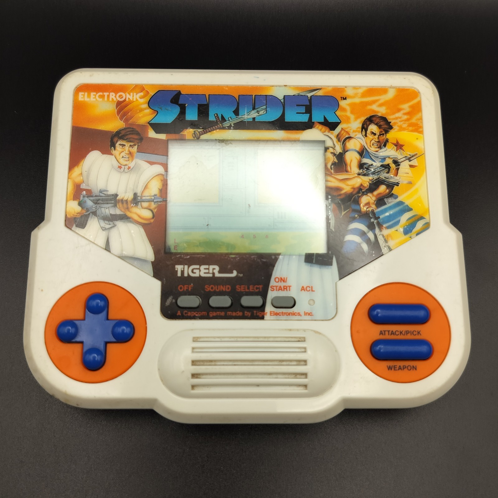 Tiger Electronics Strider Handheld LCD Video Game 1988 Tested Works Vintage