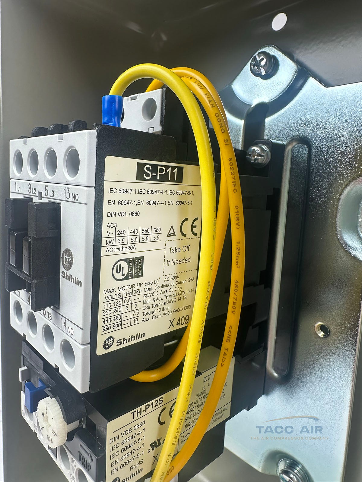 5 HP Three Phase Magnetic Starter Motor Control Switch Box 460 - 480 Volt 3 PH