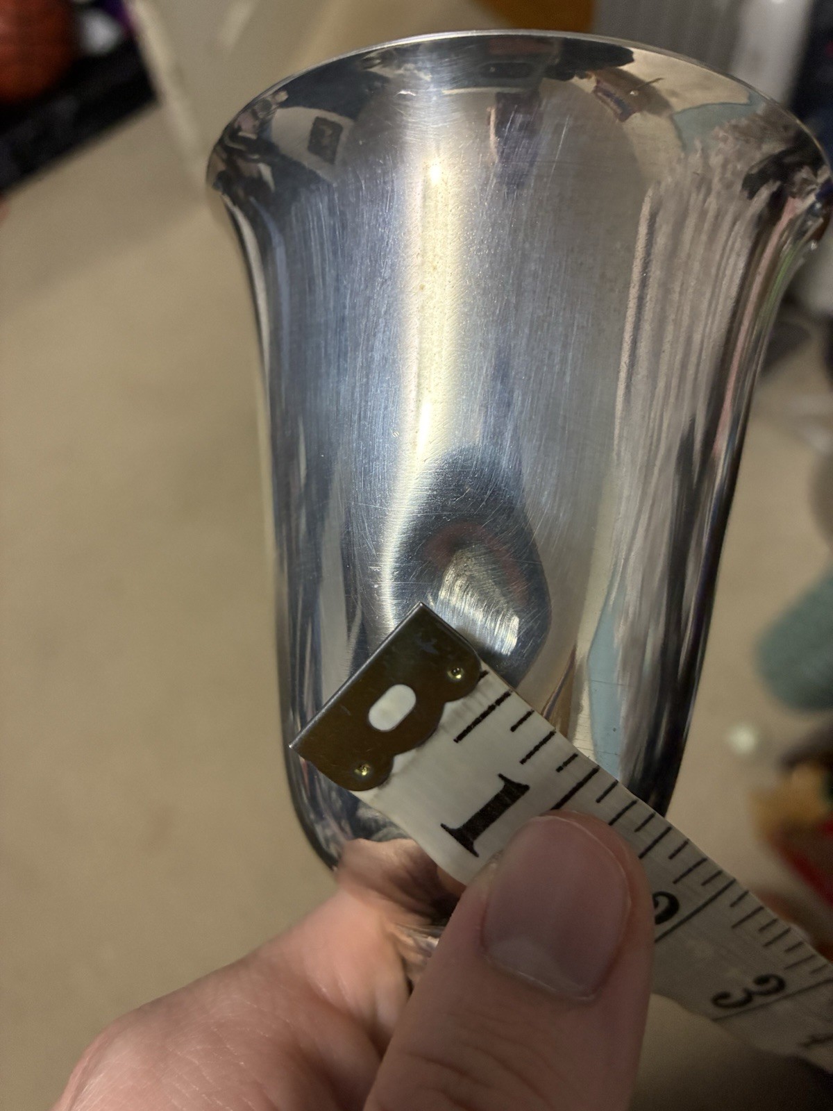 6 Vintage Silver Plated Wine Goblets Spanish Twisted Grapevine Stem Cups Clean