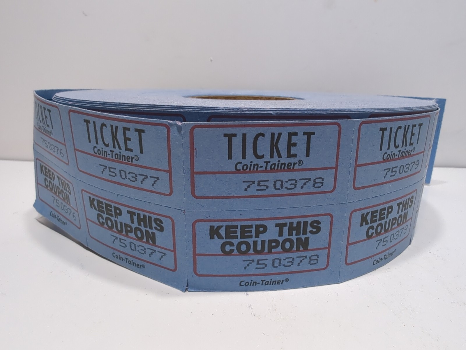 ✨Coin-Tainer✨ Double Ticket Drawing Keep Coupon Carnival Fair Festival Raffl