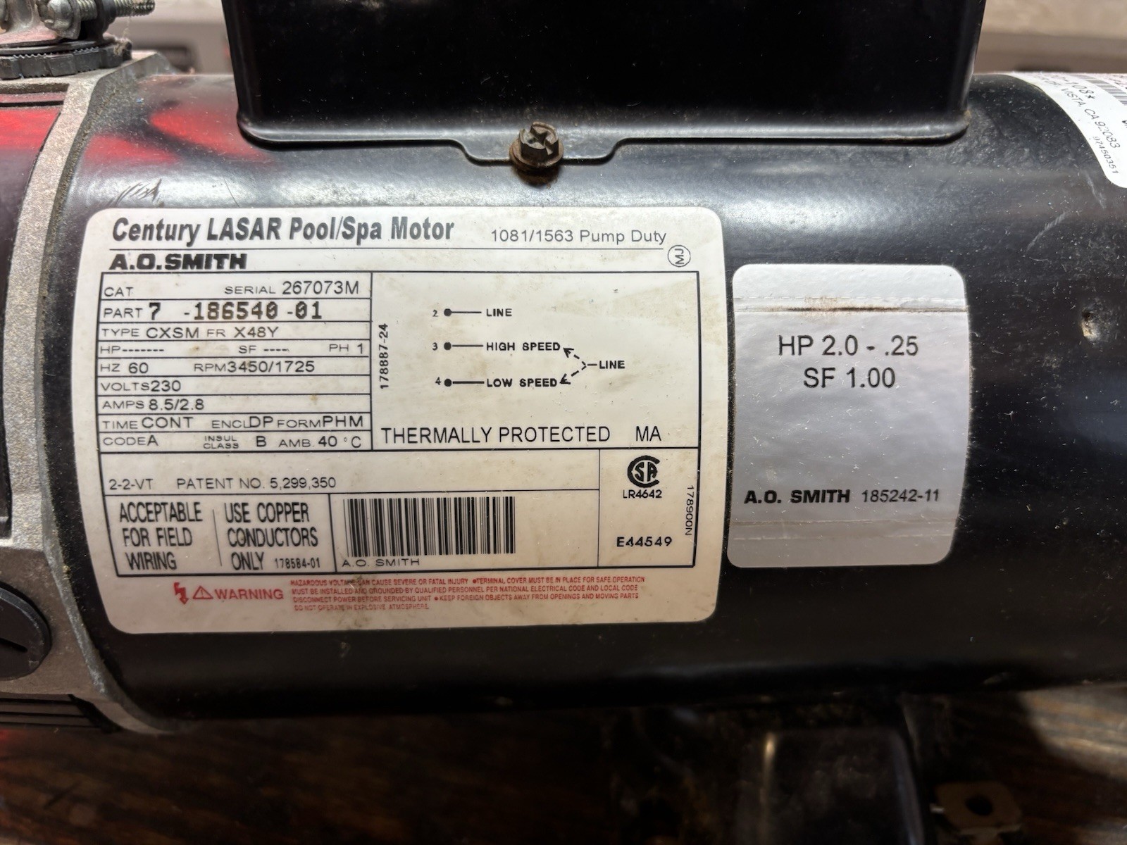 Watkins Jet Pump Wavemaster 8200 Black 1019801 185540-01 200200-108