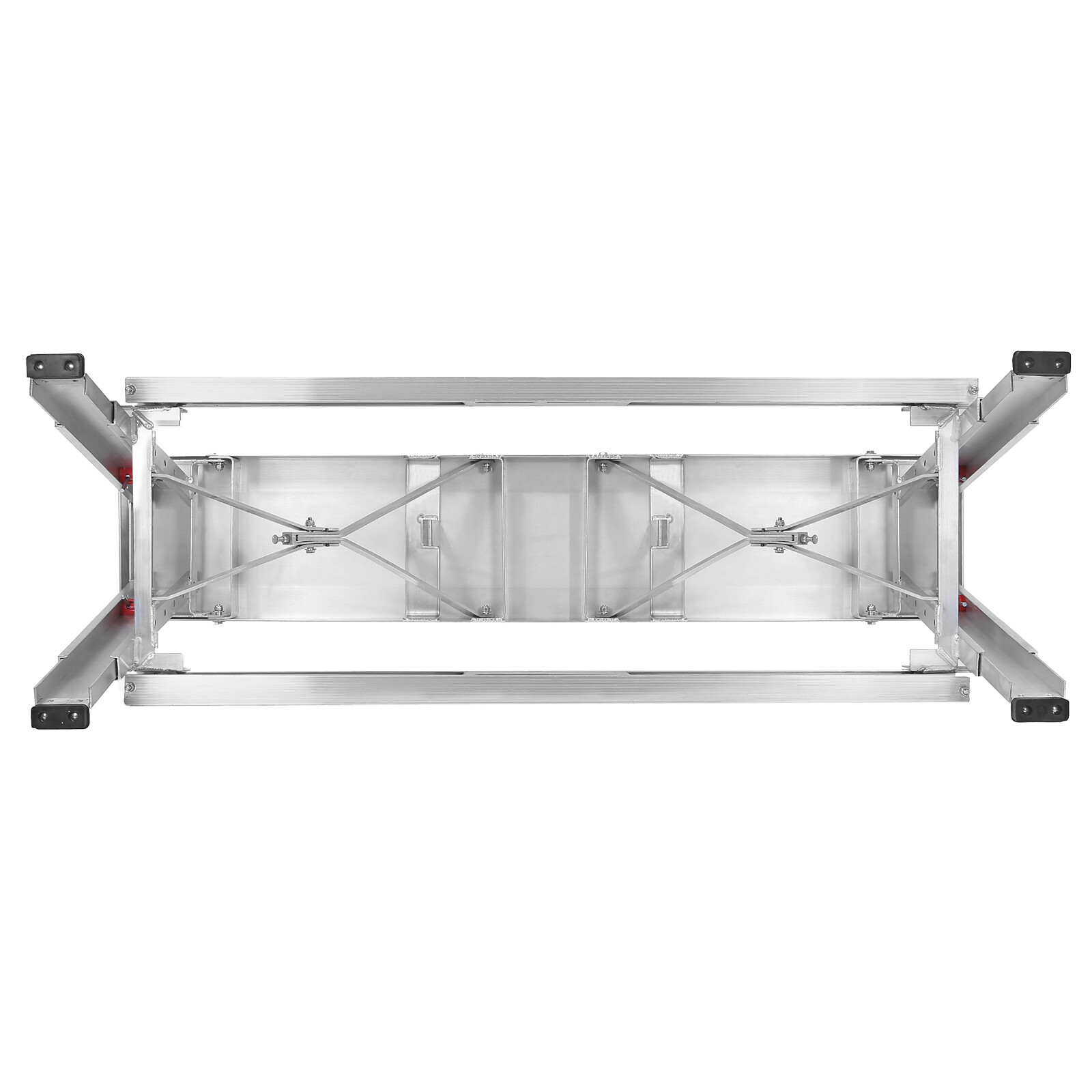 Drywall Bench Sawhorse Step Ladder - Adjustable Height Workbench 18"-30"