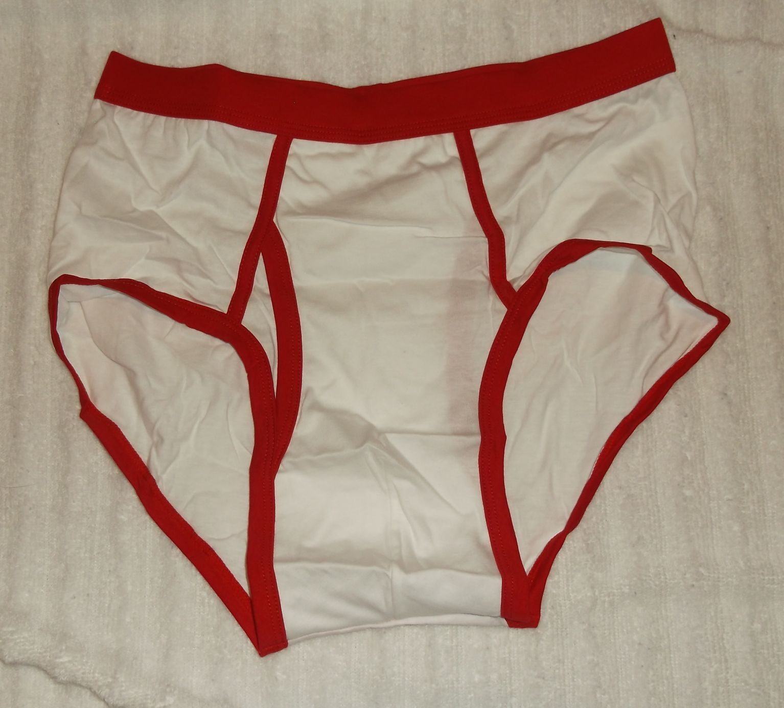 Men's Pattern / Cartoon / Colored Waistband Adult Briefs Underwear S, M, L