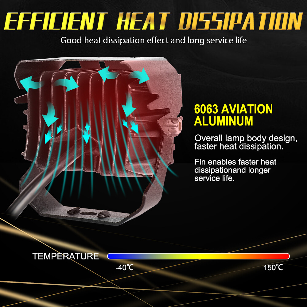 Fit Can-am Defender HD8/HD9/HD10 Roof 52"+8" LED Light Bar Wire+3" Cube Pods Kit