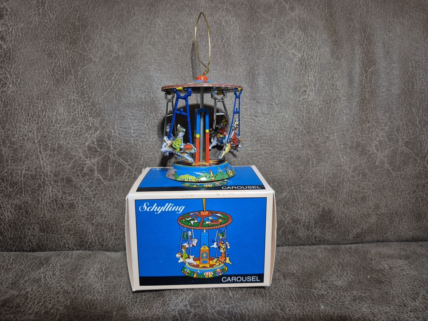 Vintage Schylling Miniature Carousel Tin Collector Series 1997