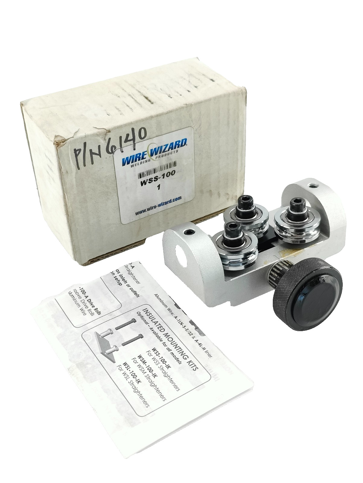 NEW WIRE WIZARD Small Steel Wire Straightener WSS-100 FOR 035 to .062 WIRE SIZE