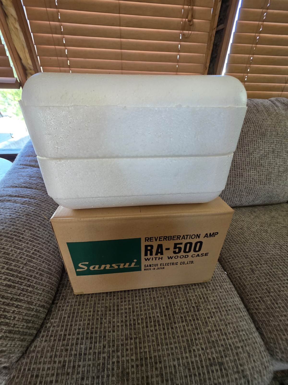 Sansui RA-500 Reverberation Amplifier In Original Box Running Excellent Wow!