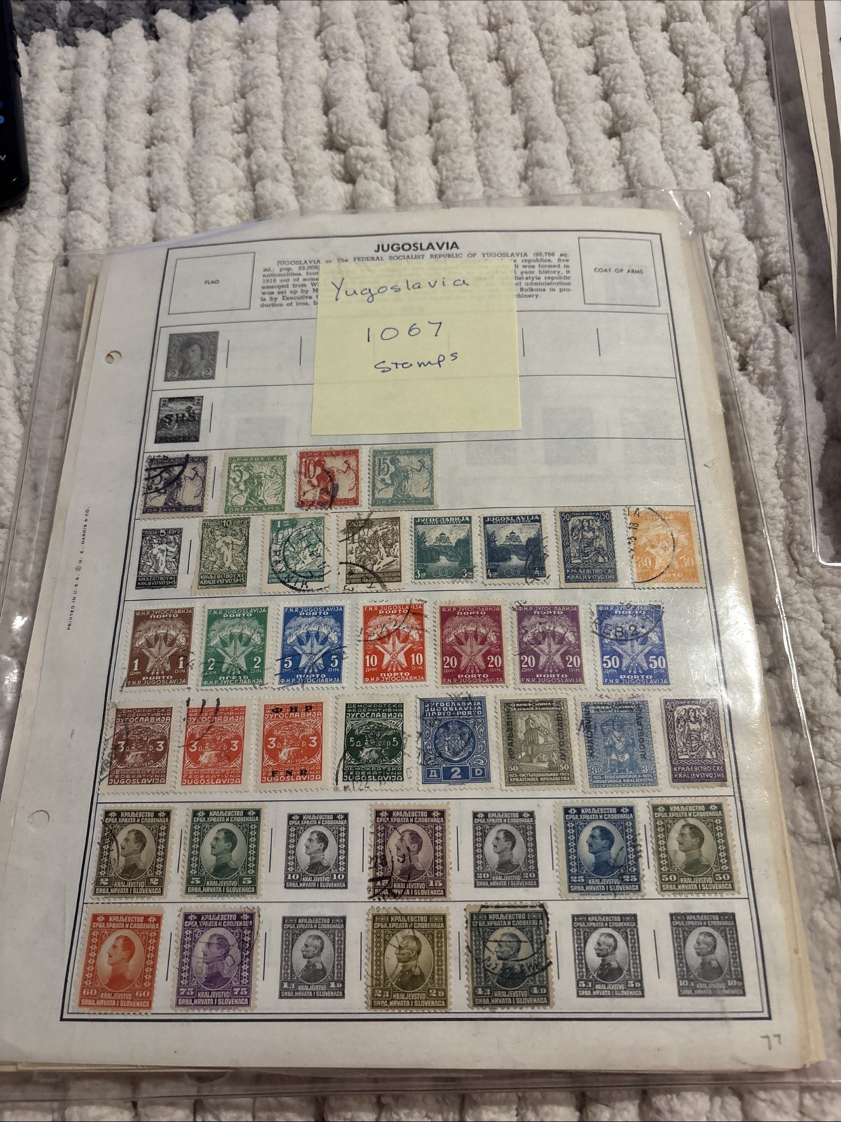Yugoslavia Stamp Collection