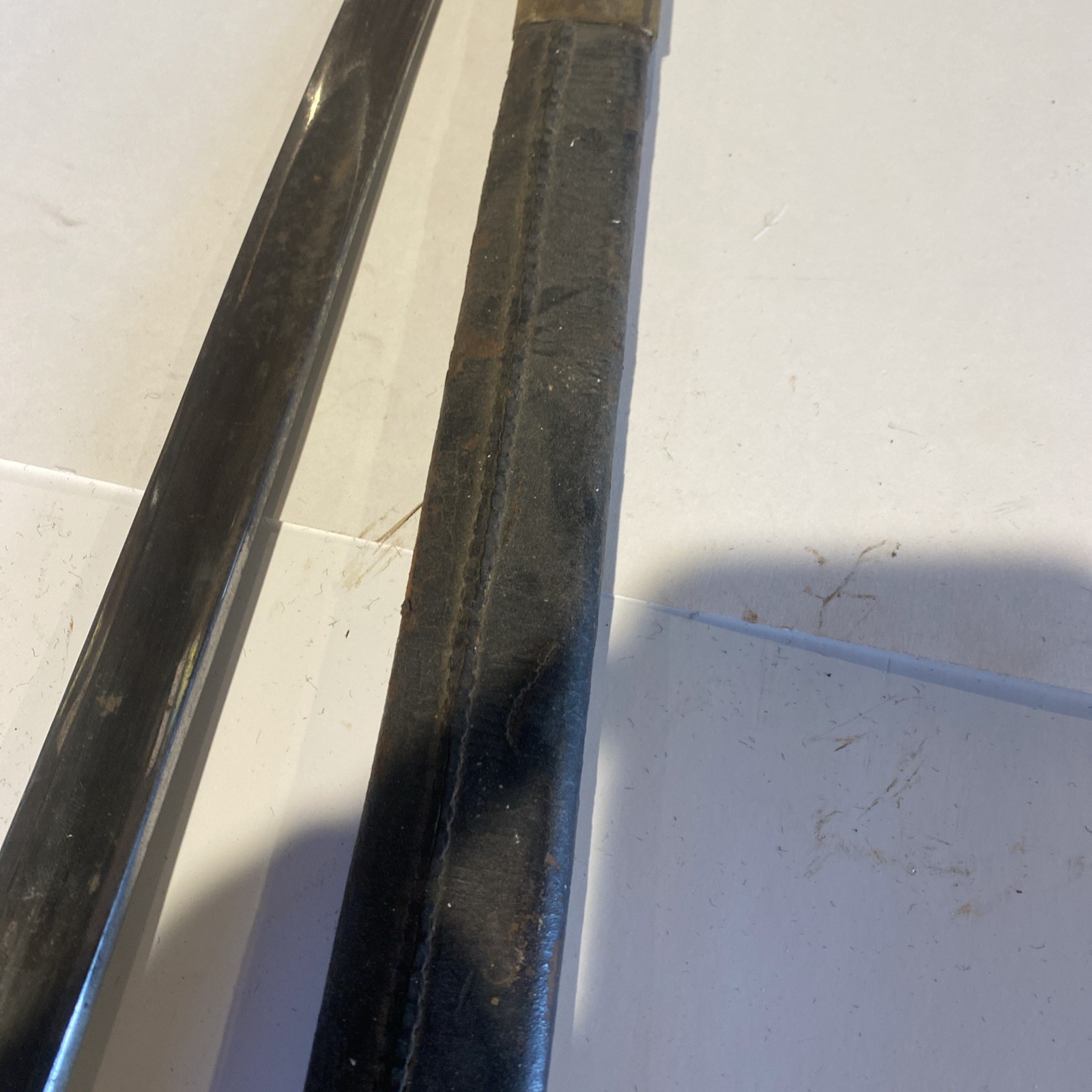 US Navy Rifle Model 1861 Collins Plymouth Whitneyville Saber Bayonet + Scabbard