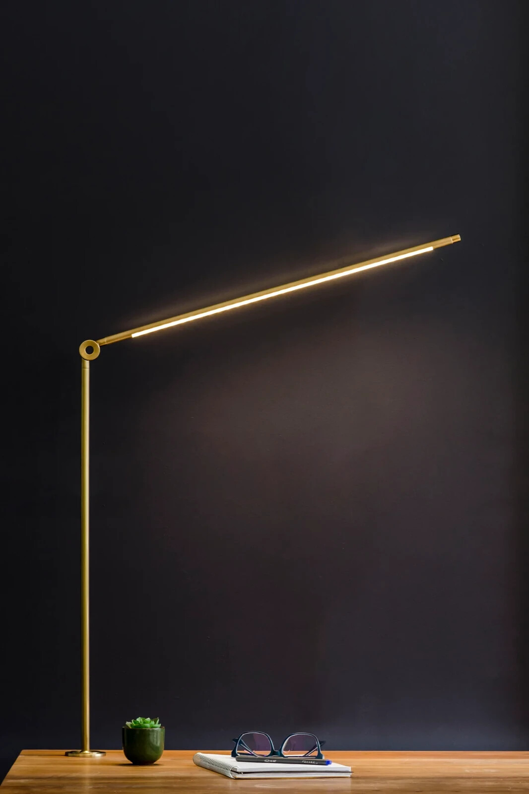 Desk Lamp "THIN" for Juniper Design by Peter Bristol (with desk insert)