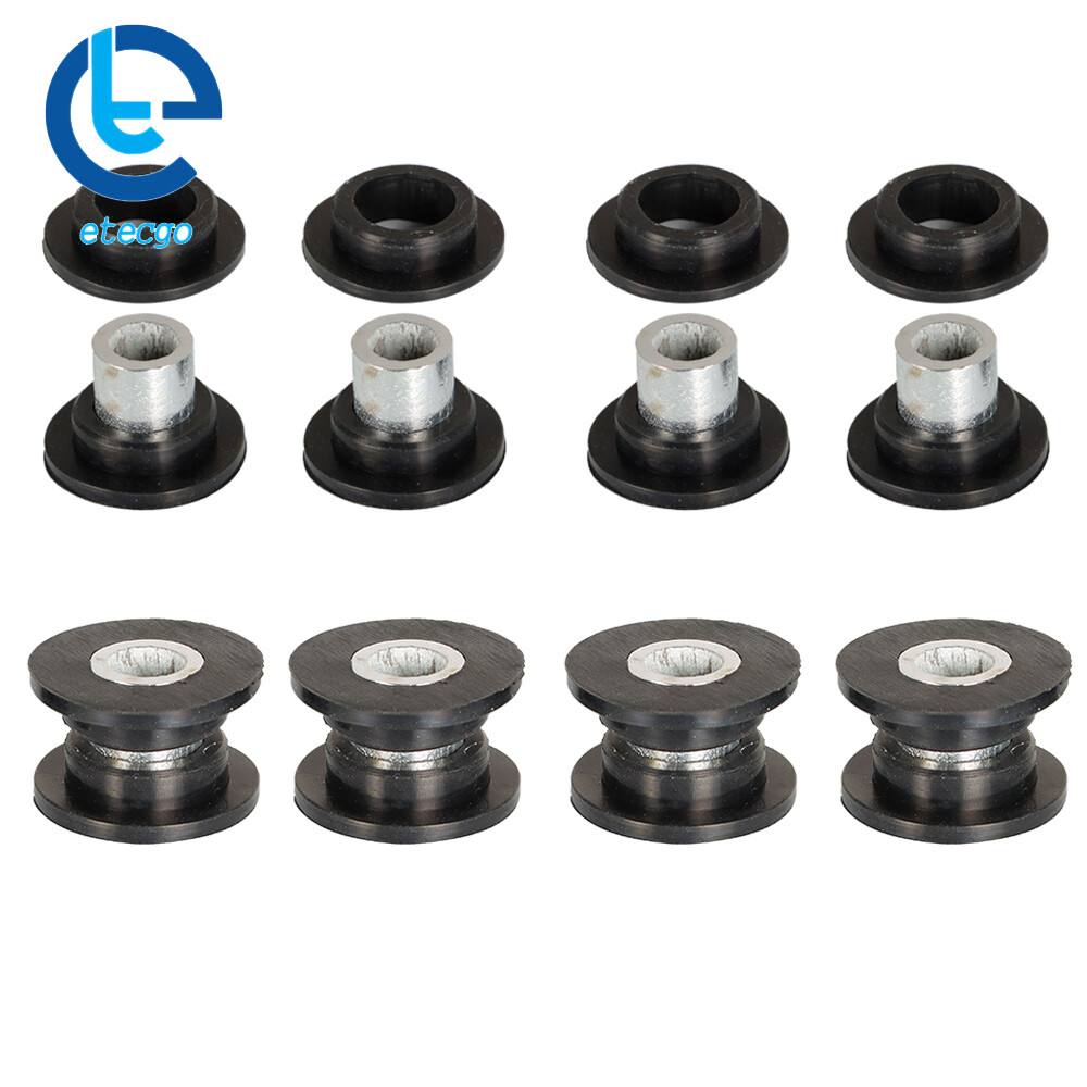 For Arctic Cat 400 454 500 650 4X4 Top & Bottom All 4 Shocks Bushing Bearing Kit