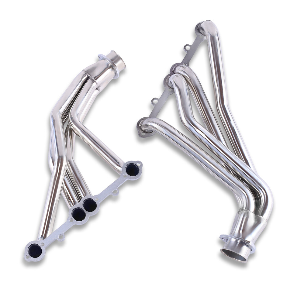 Polished stainless steel Headers For 66-87 SBC Chevy GMC Truck 265 327 350