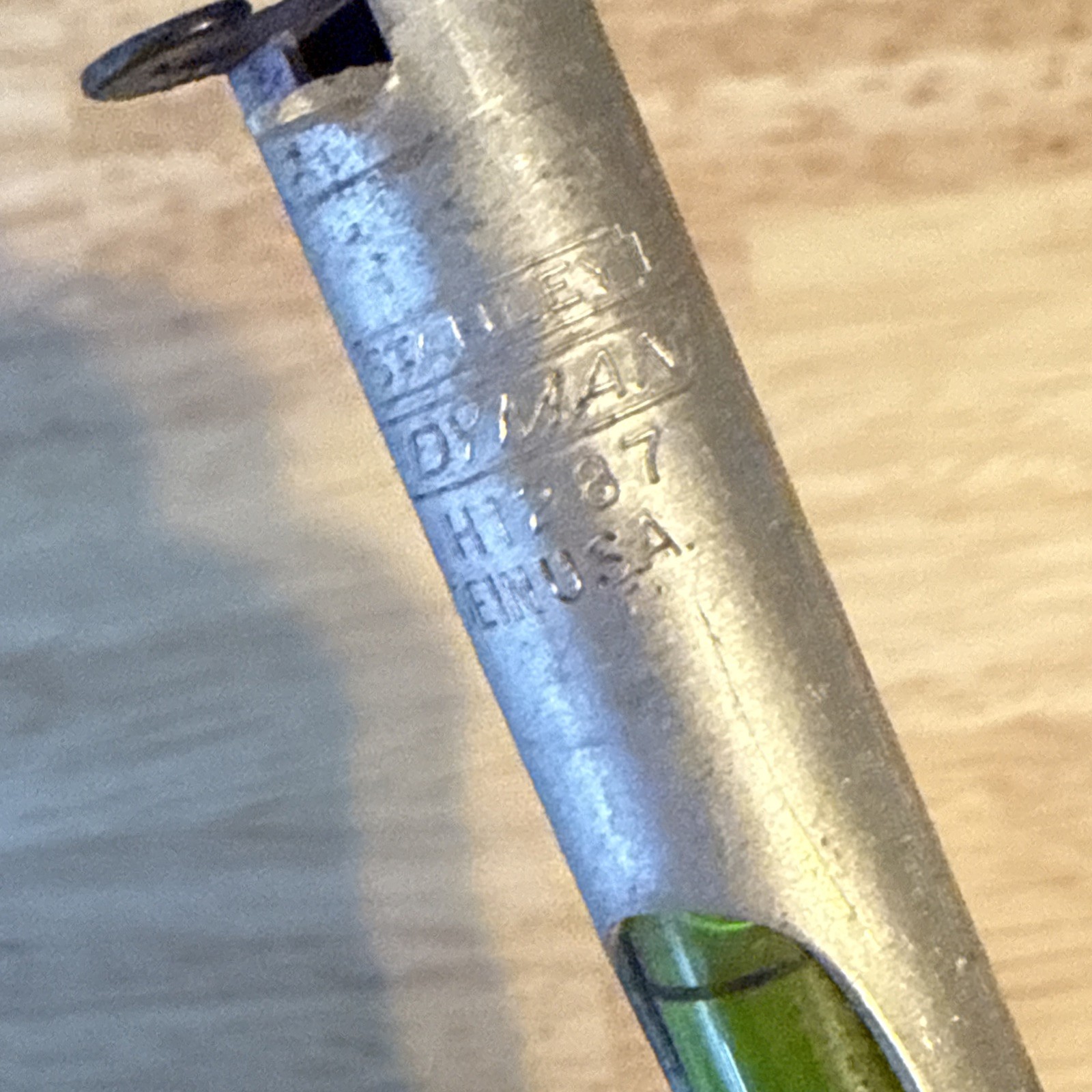 Vintage Stanley Mini Pocket String Level 3 Inch Hexagon Made In USA