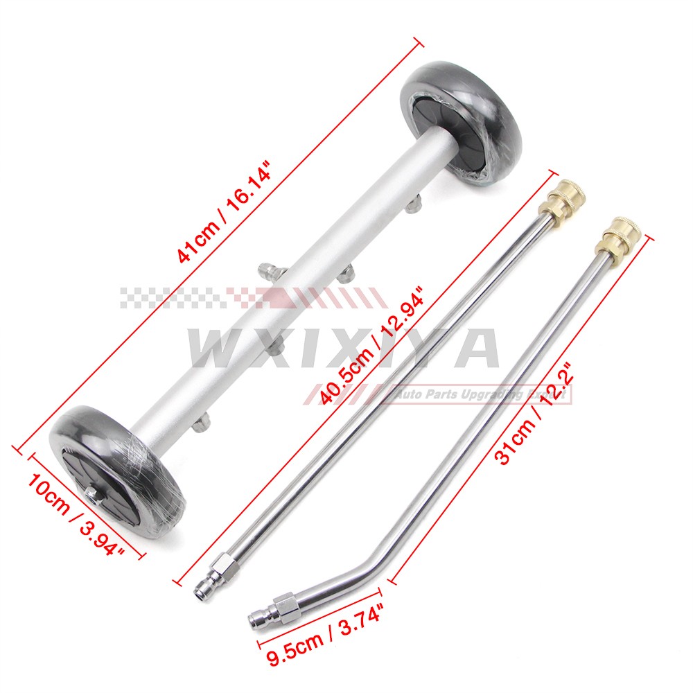 Pressure Washer Undercarriage Cleaner 4000 PSI Car Washer Water Broom 16 Inch