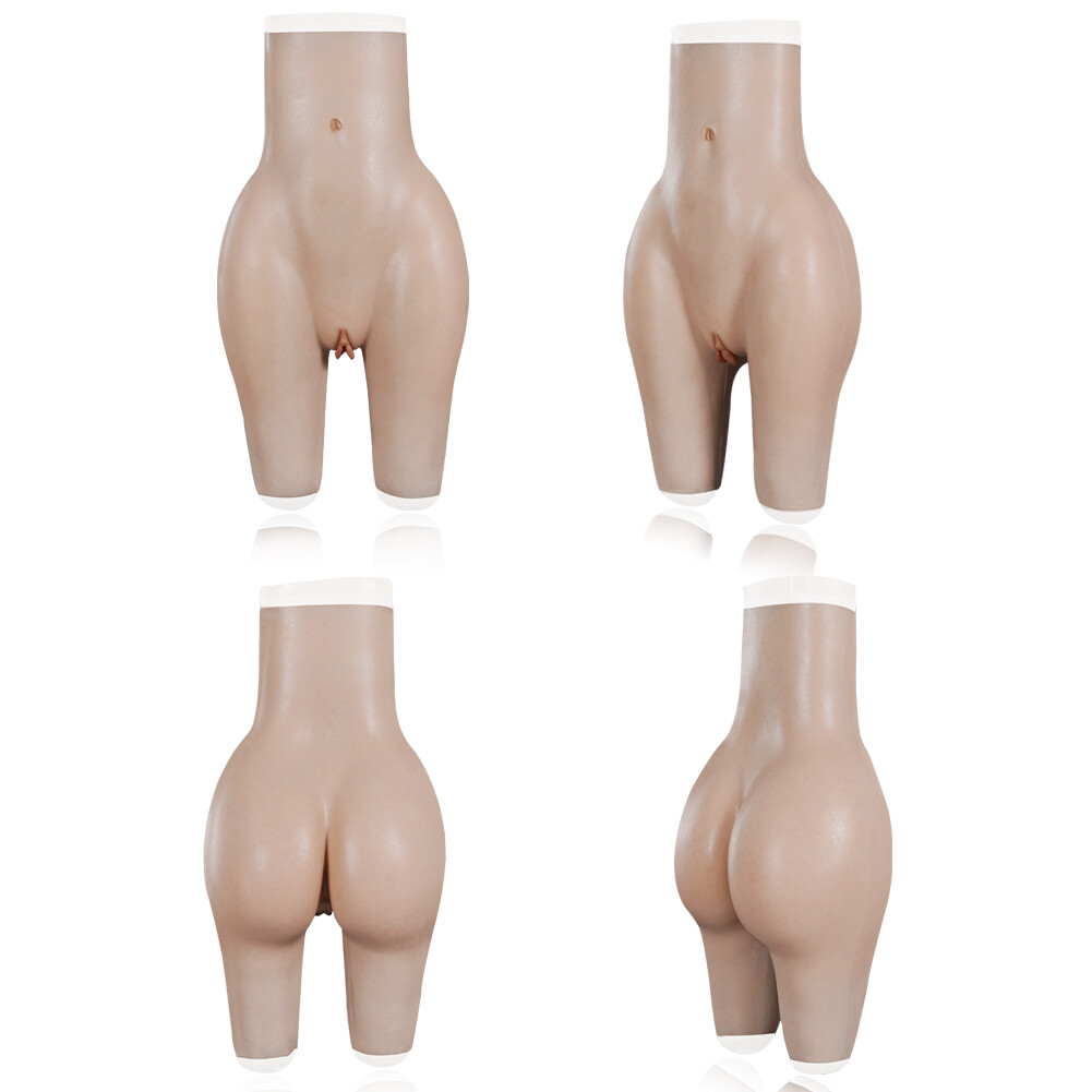 Silicone Pants Thicken Hip Shaping fake panty Vagina Underwear For Crossdresser
