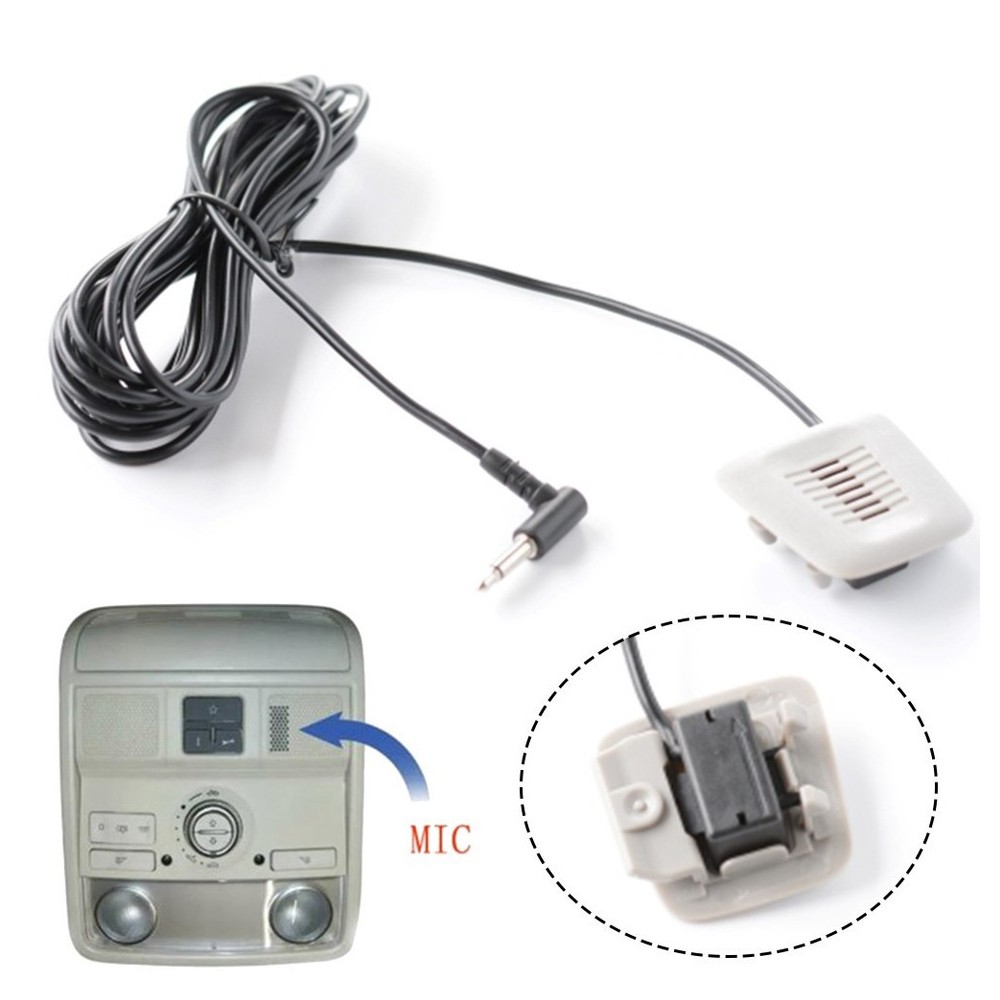 Car Audio Microphone 3.5mm Mic Stereo Wired External Microphone For BMW New