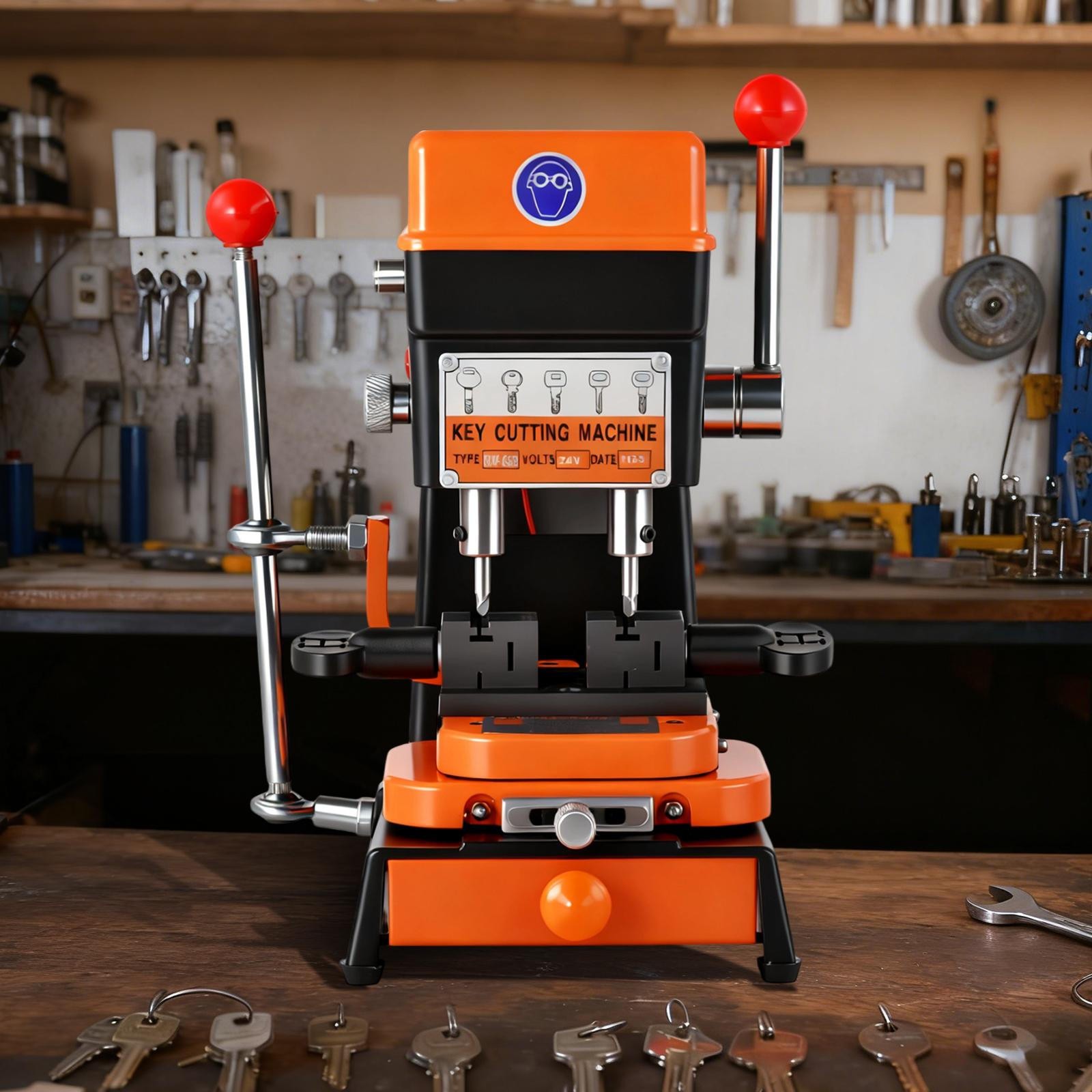 Vertical Key Cutting Machine Multifunction Key Duplicating Copier Locksmith Tool