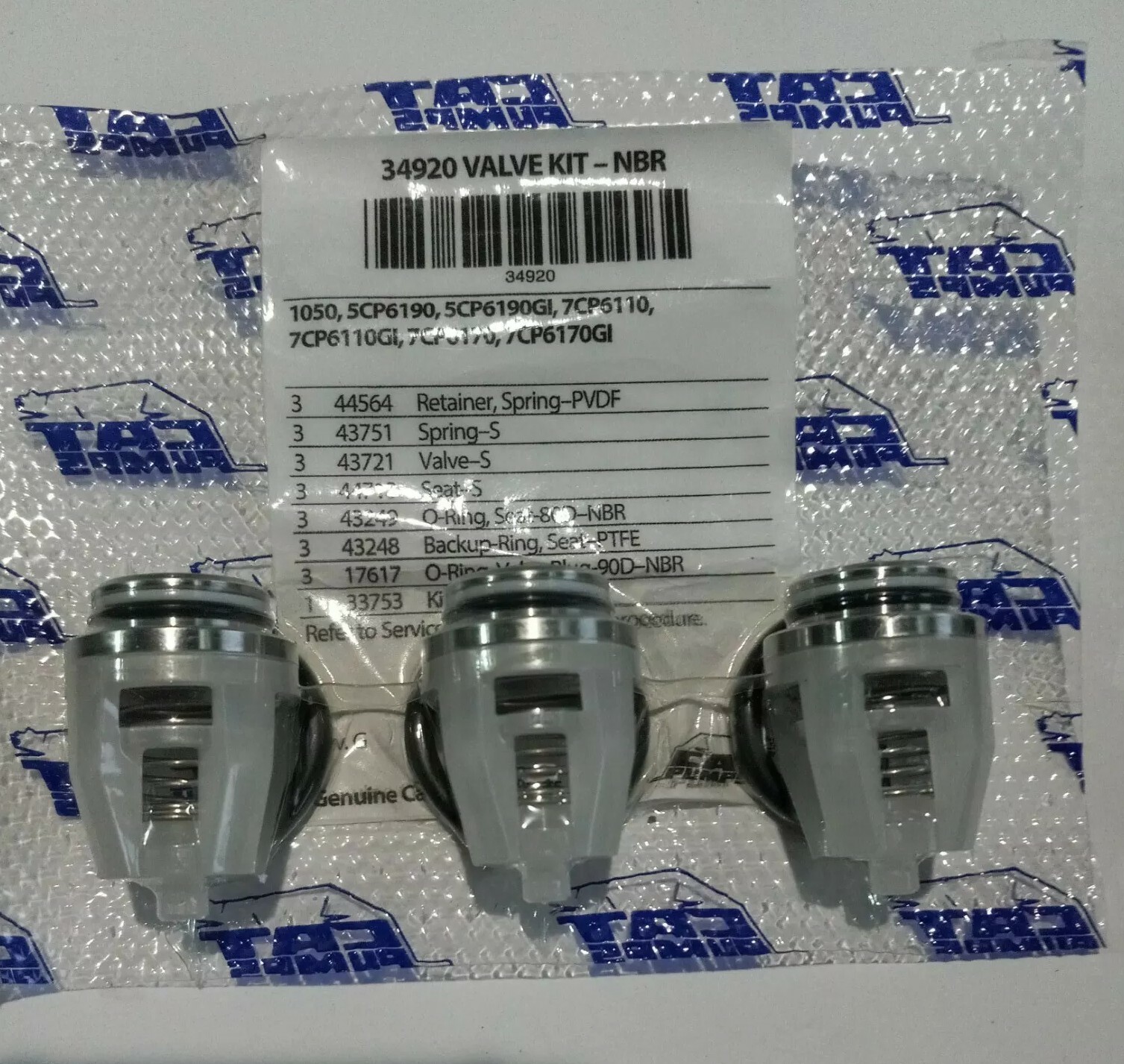 Cat Pump 34920 Valve Kit Cat Pumps 1050