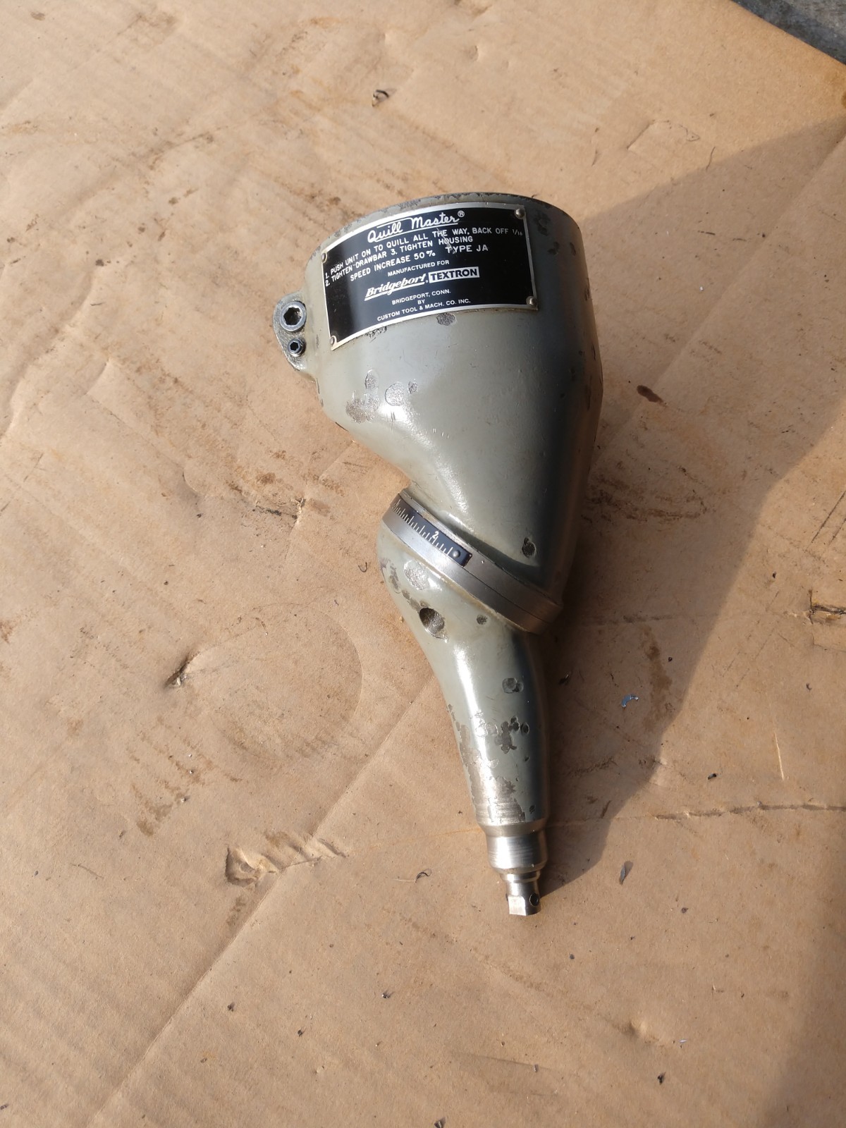 BRIDGEPORT QUILL MASTER  ATTACHMENT TYPE JA