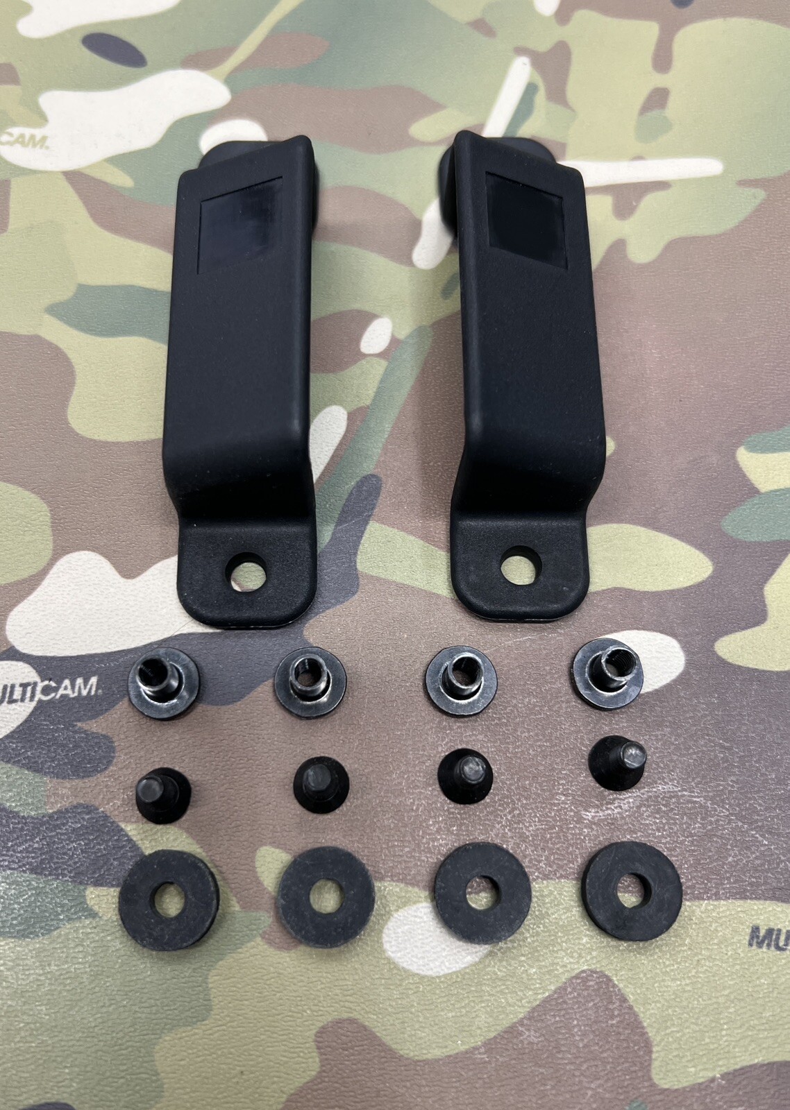 Black Injection Molded Canted Design Belt Loops for 1.75" Belts