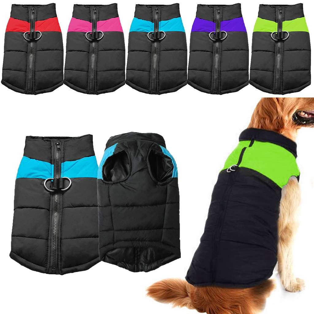 Warm Dog Jacket Winter Waterproof Dog Vest Coat for Small Medium Large Dogs