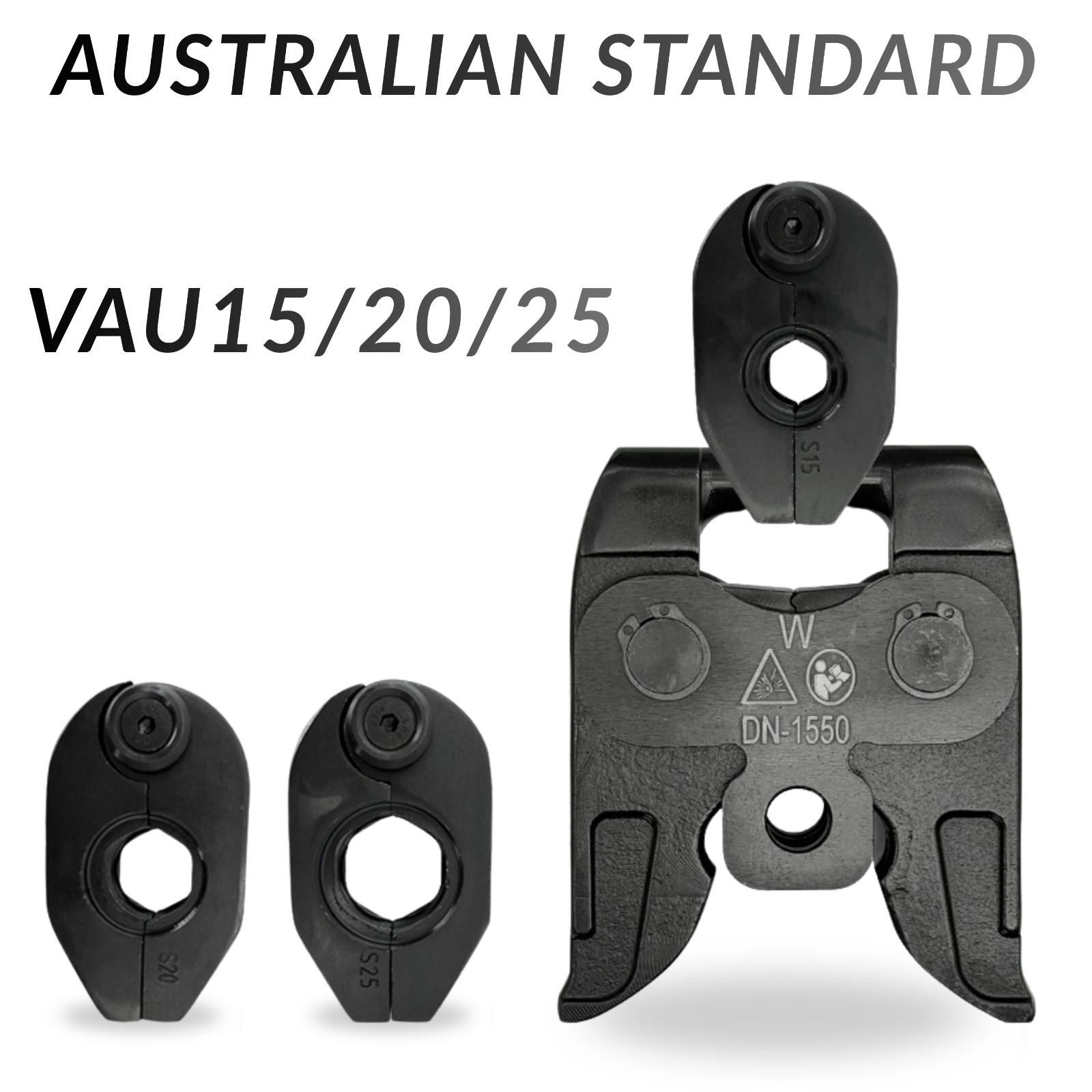 Universal Copper Pipe Press Jaw for US Standard Fittings 1/2”–1” Crimp Tool