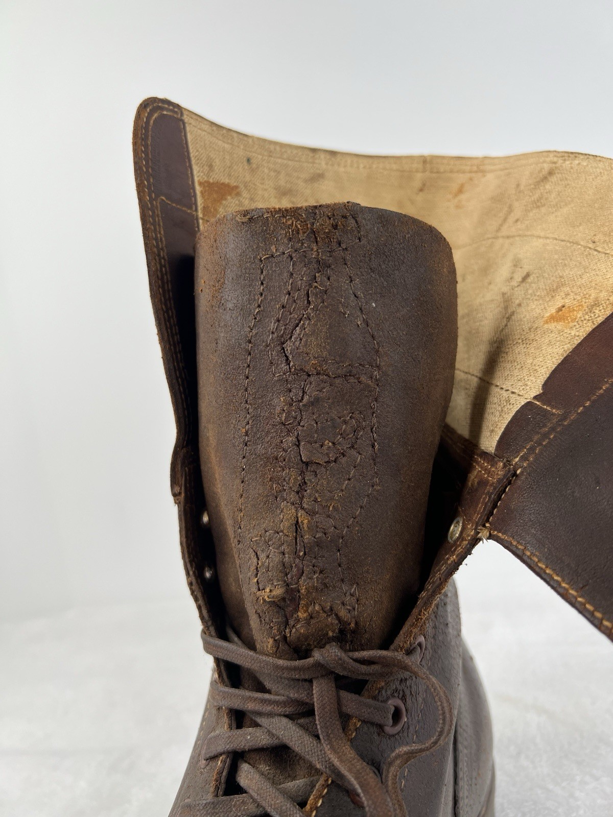 Vtg Wwii US Army Military M-1943 M43 Double Buckle Combat Boots 1940s Mens 10 E