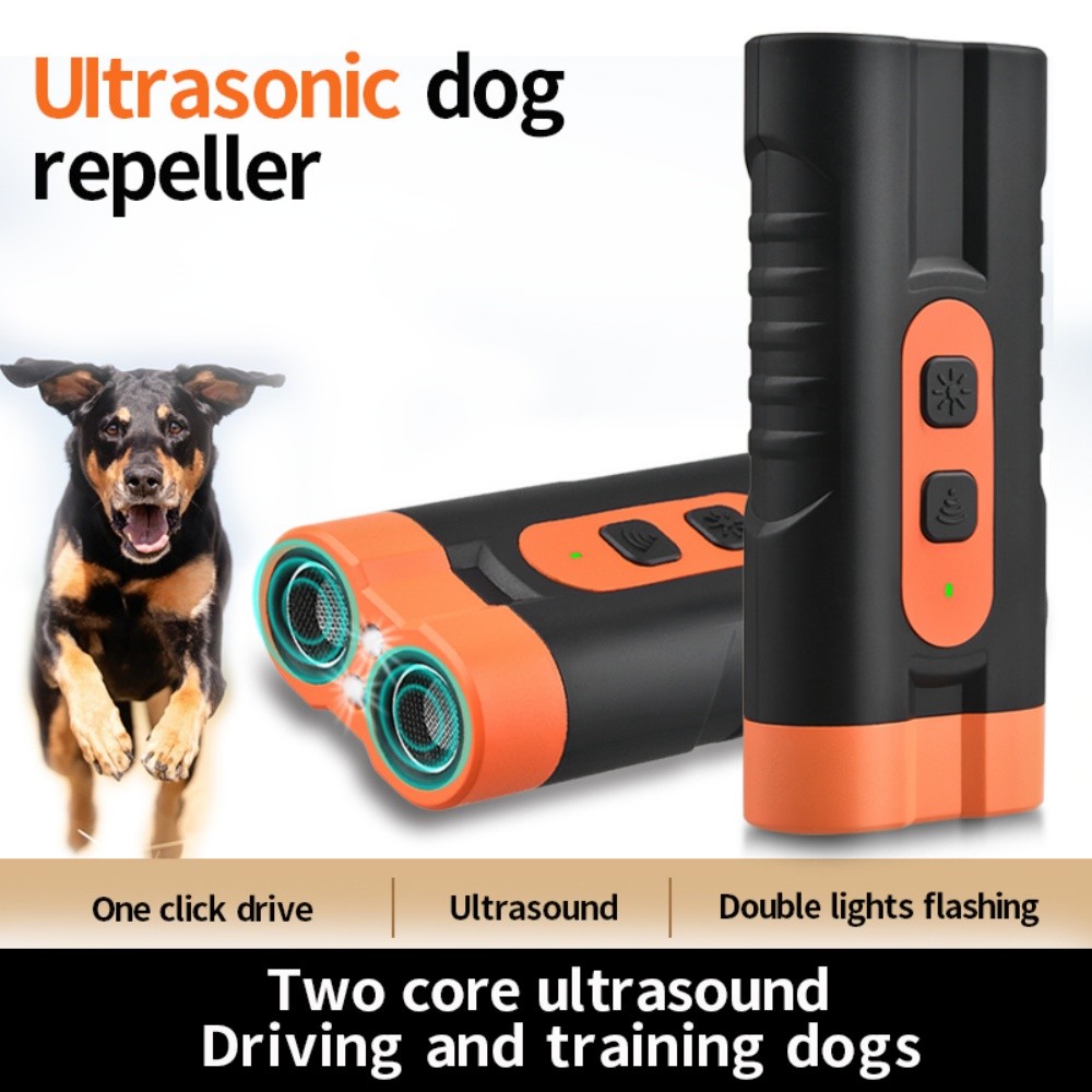 2026 Portable Ultrasonic Dog Repeller Stop Barking Anti Bark Device Rechargeable