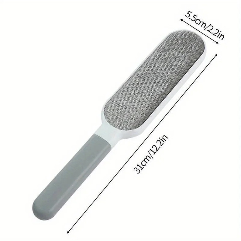1pc Double-Sided Pet Hair Remover Lint Brush for Clothes Sofa Carpet - NEW