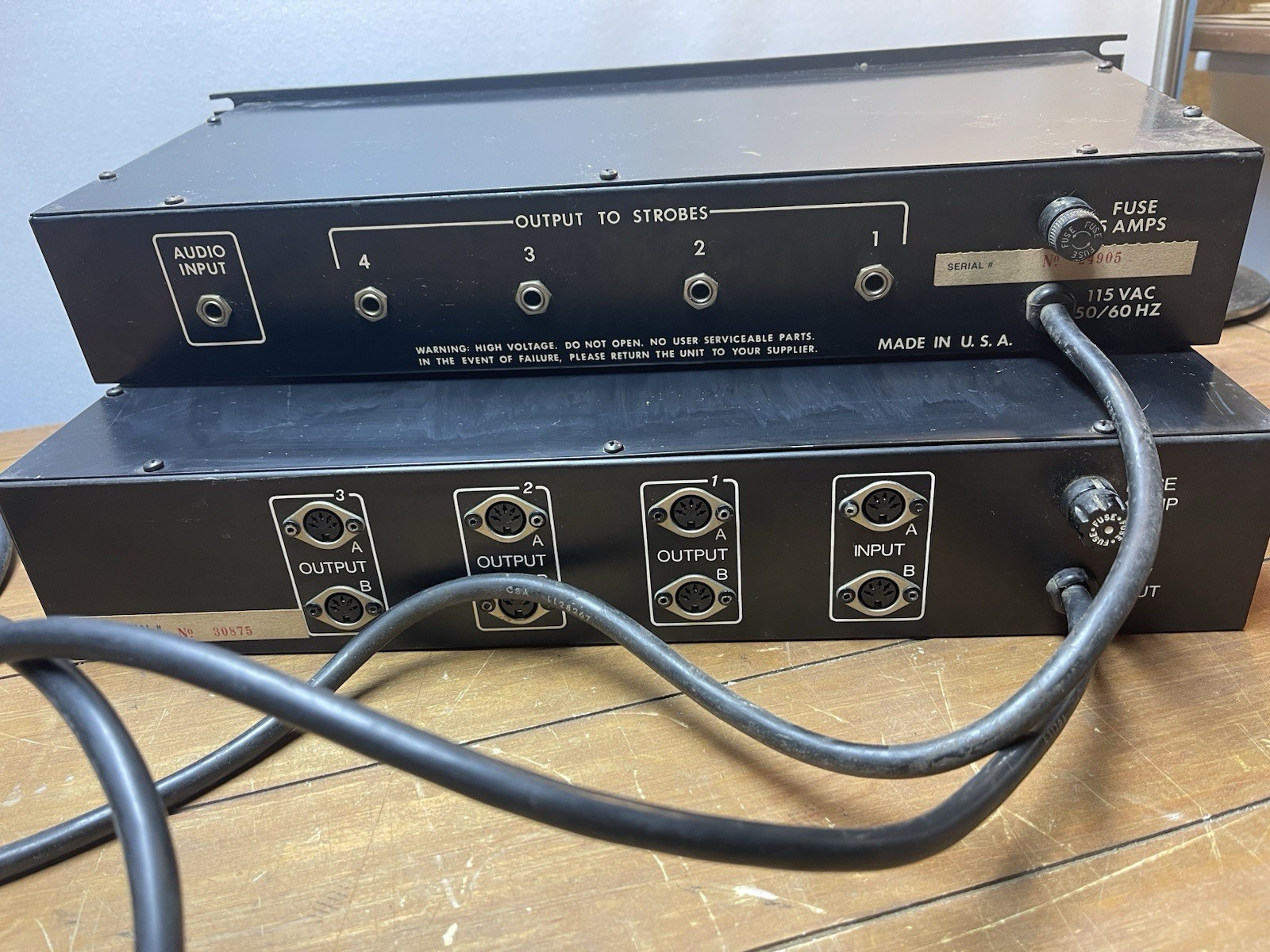 Vintage Lumitrol Strobe Chaser and GL-3 Zoner (for parts only sold as-is)