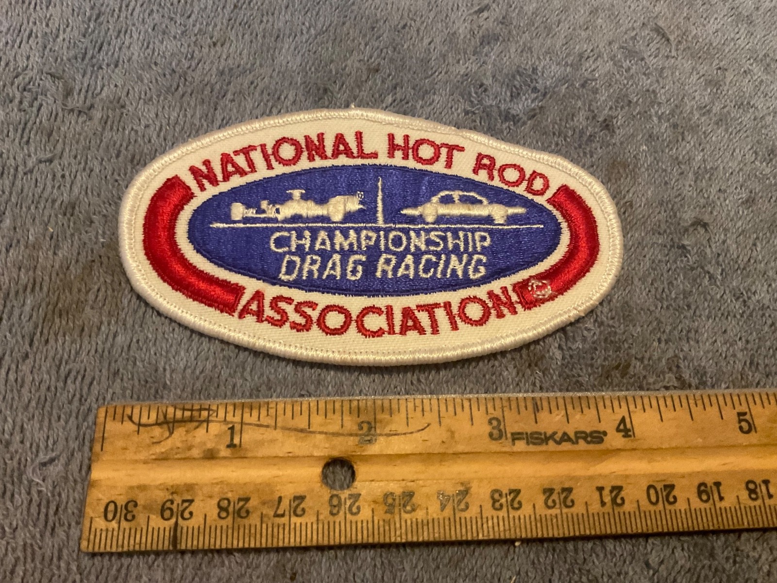 National Hot Rod Association Championship Drag Racing Sew On Patch