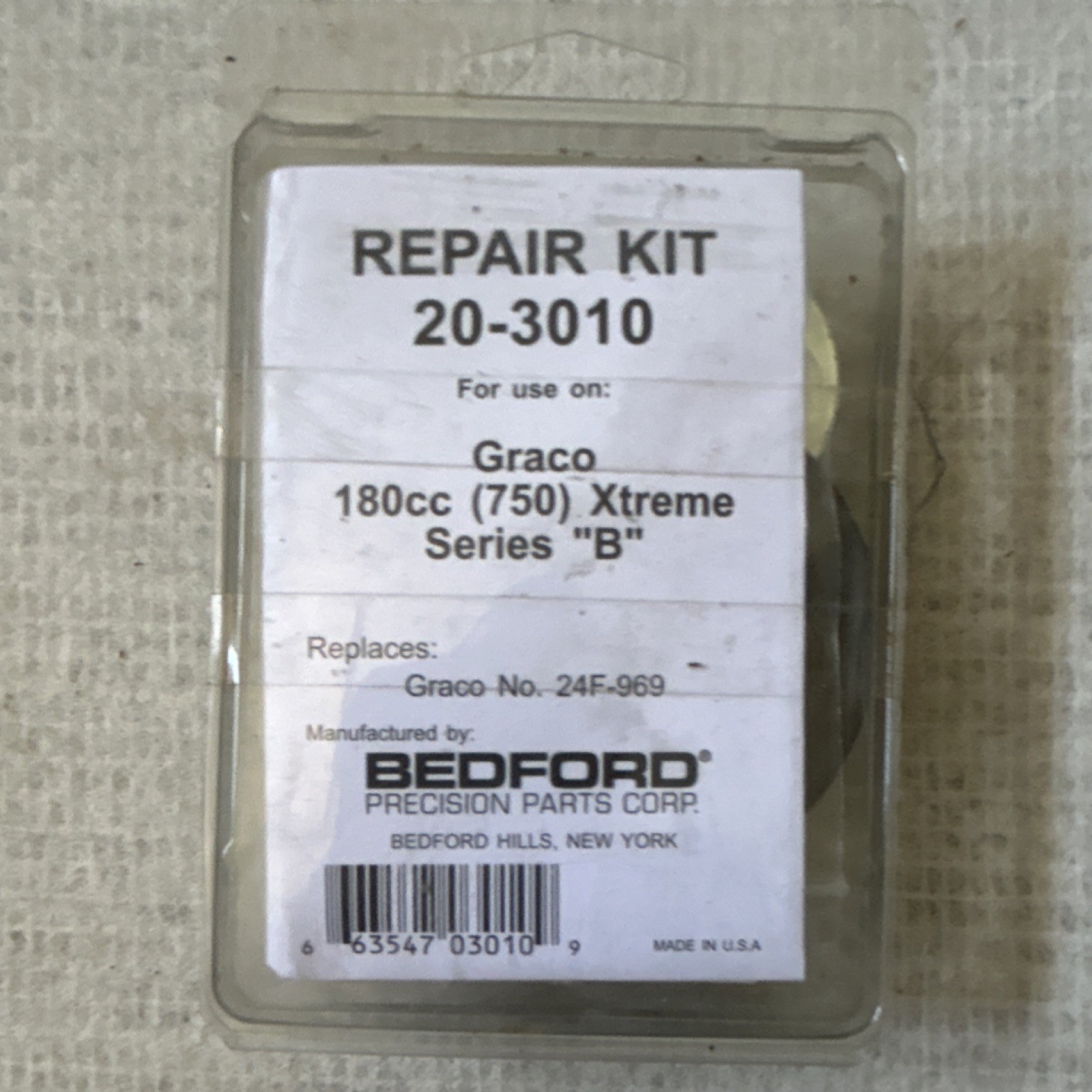 Bedford Repair Kit 20-3010 for Graco 180cc (750) Xtreme Series B 24F-969