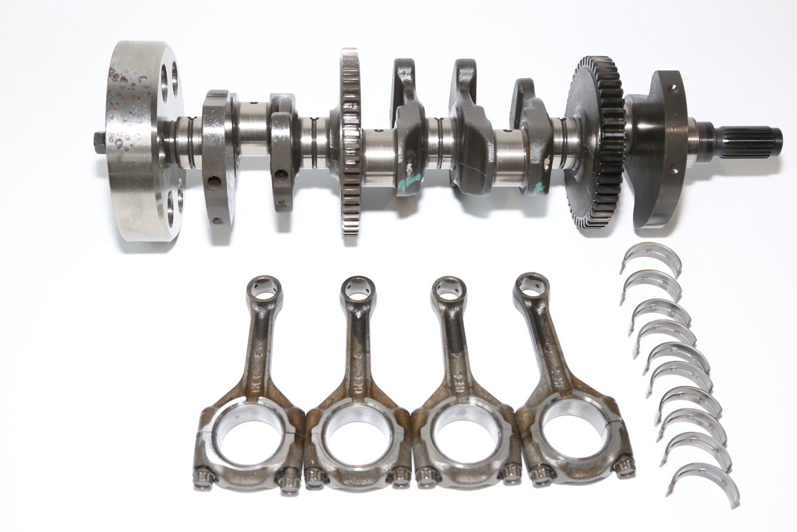 04-05 Honda Cbr1000rr Engine Motor Crankshaft Crank Shaft w/Tire Rods & Bearings