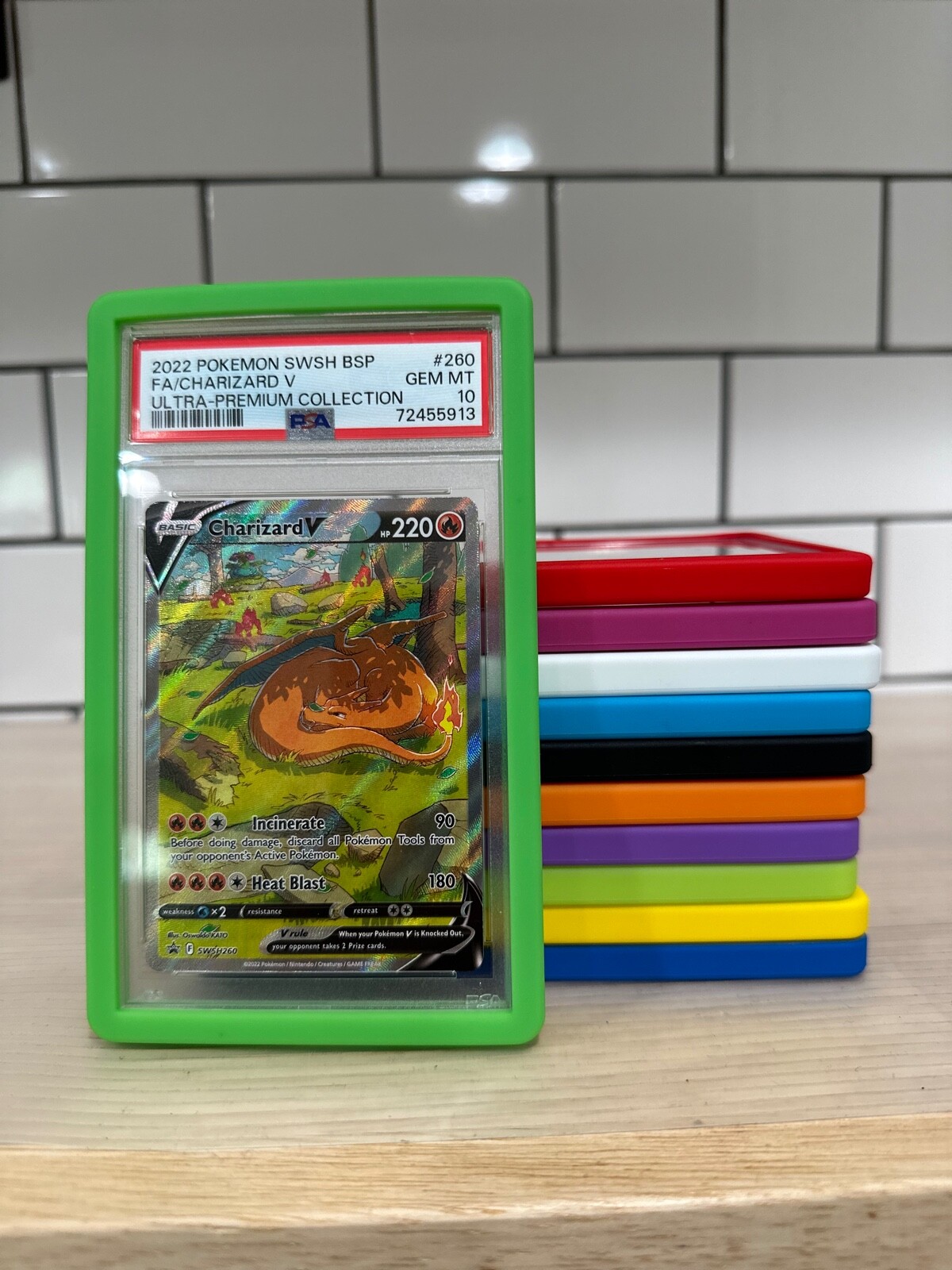 PSA Graded Card Slab Silicone Bumper Guard Protector Skin | 11 Colors | Pokemon
