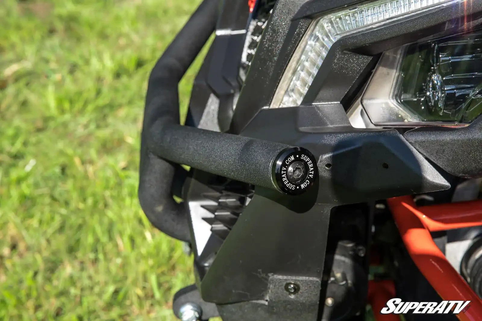 SuperATV Heavy Duty Front Winch Bumper W 6000 LBS Winch Can-Am Maverick X3 2017+