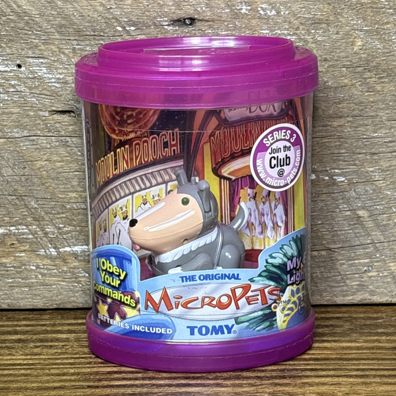 Tomy MicroPets Series 3 Collectible Toy Dog Dux Sealed NIP NOS