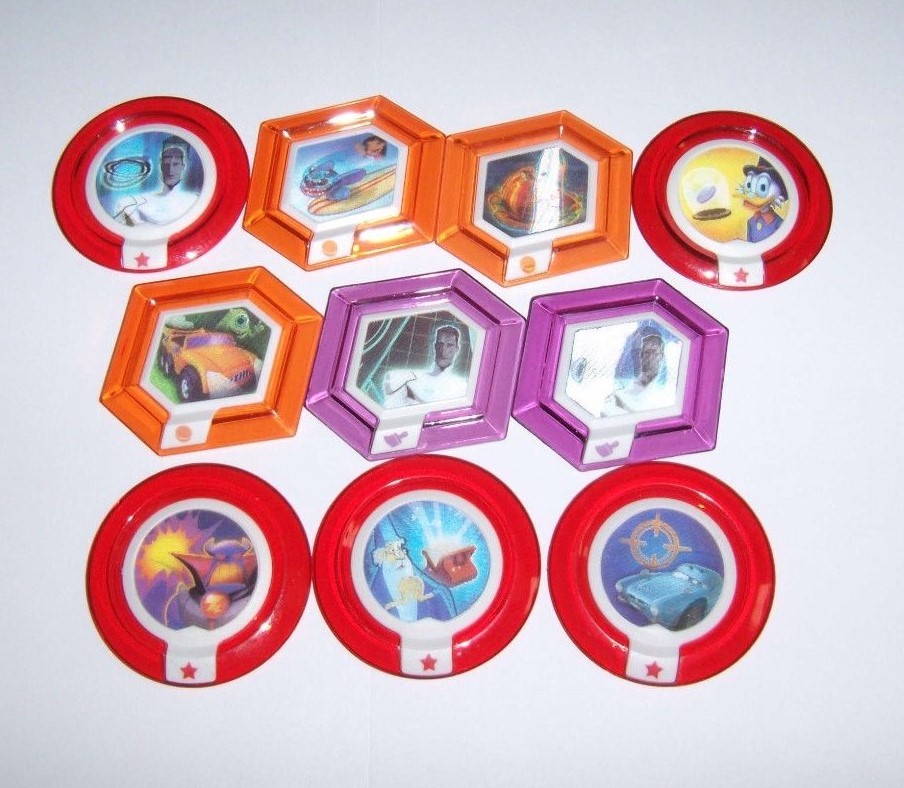 Disney Infinity Power Discs Complete Finish Your Set Lot Used Disc 1.0 2.0 3.0