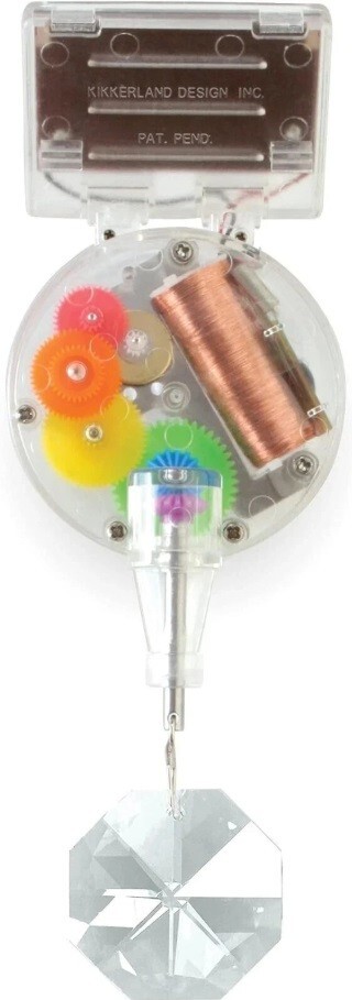 New - Kikkerland - Solar Powered Crystal Rainbow Maker - FreeShip