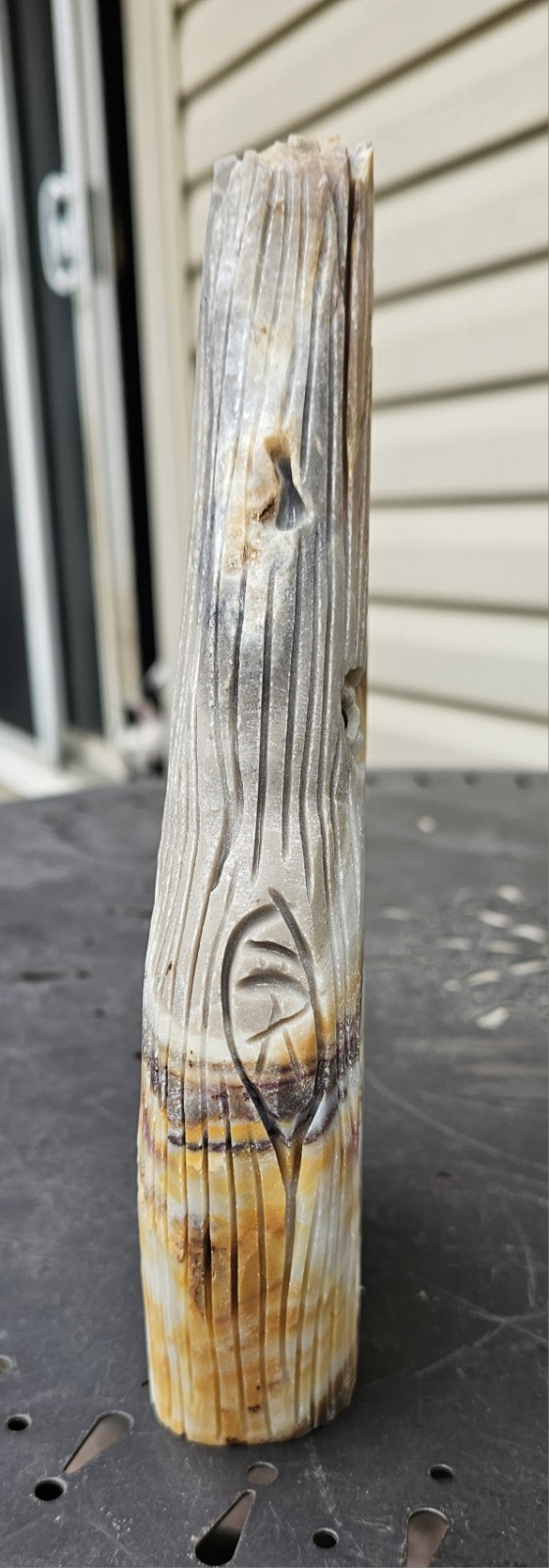 Carribean Calcite Owls In Tree Carving