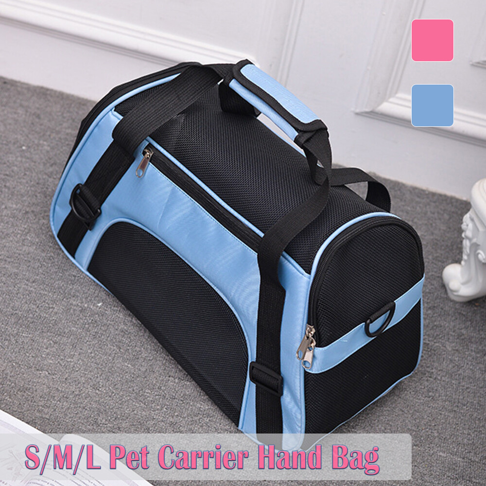 Pet Cat Carrier Hand Bag Soft Sided Breathable Travel Nylon Tote Case S M L