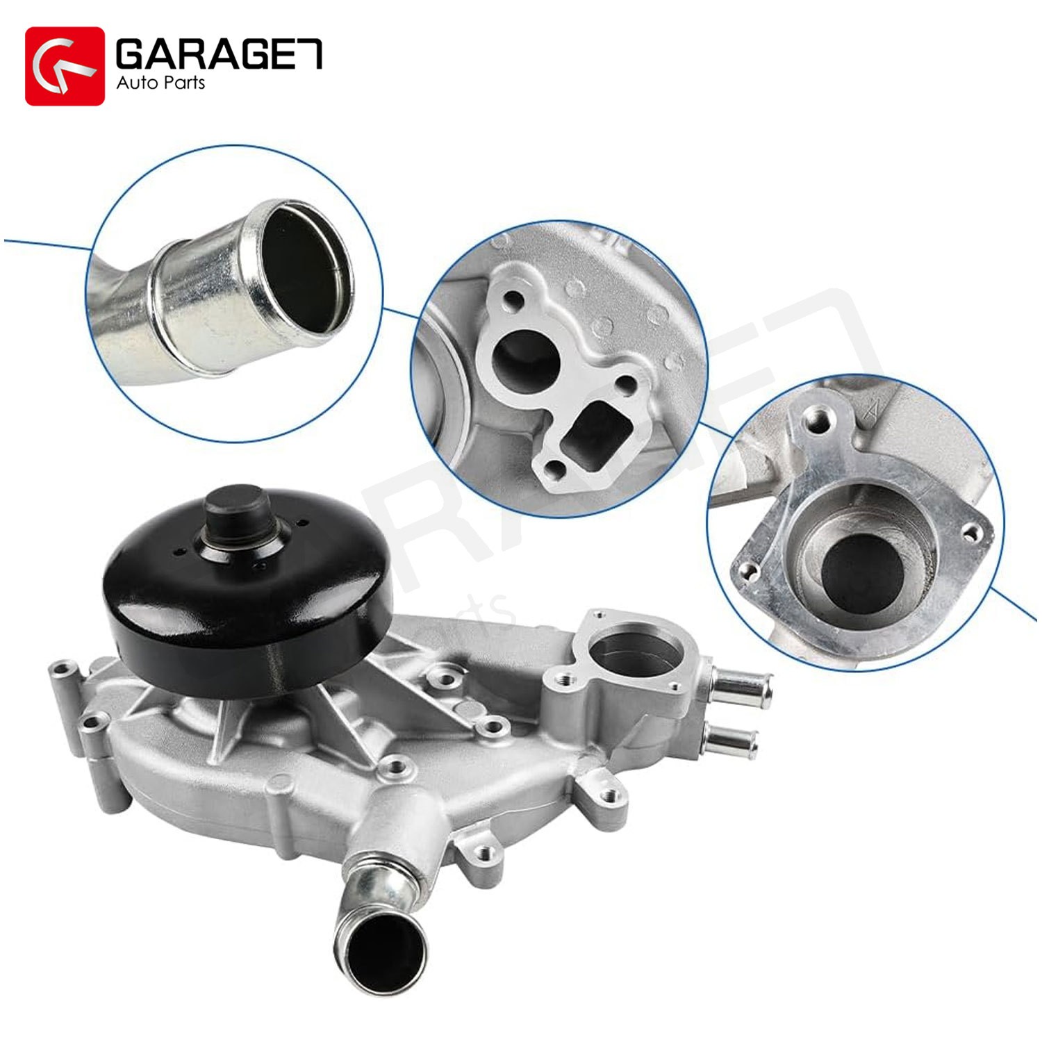 For Chevrolet GMC Tahoe Yukon 4.8/5.3/6.0 L Vortec Water Pump W/ Gasket AW5104